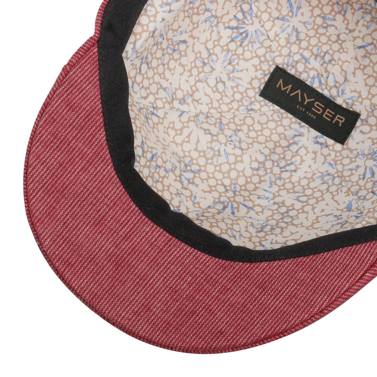 Paddy Stripes Flat Cap rot 16