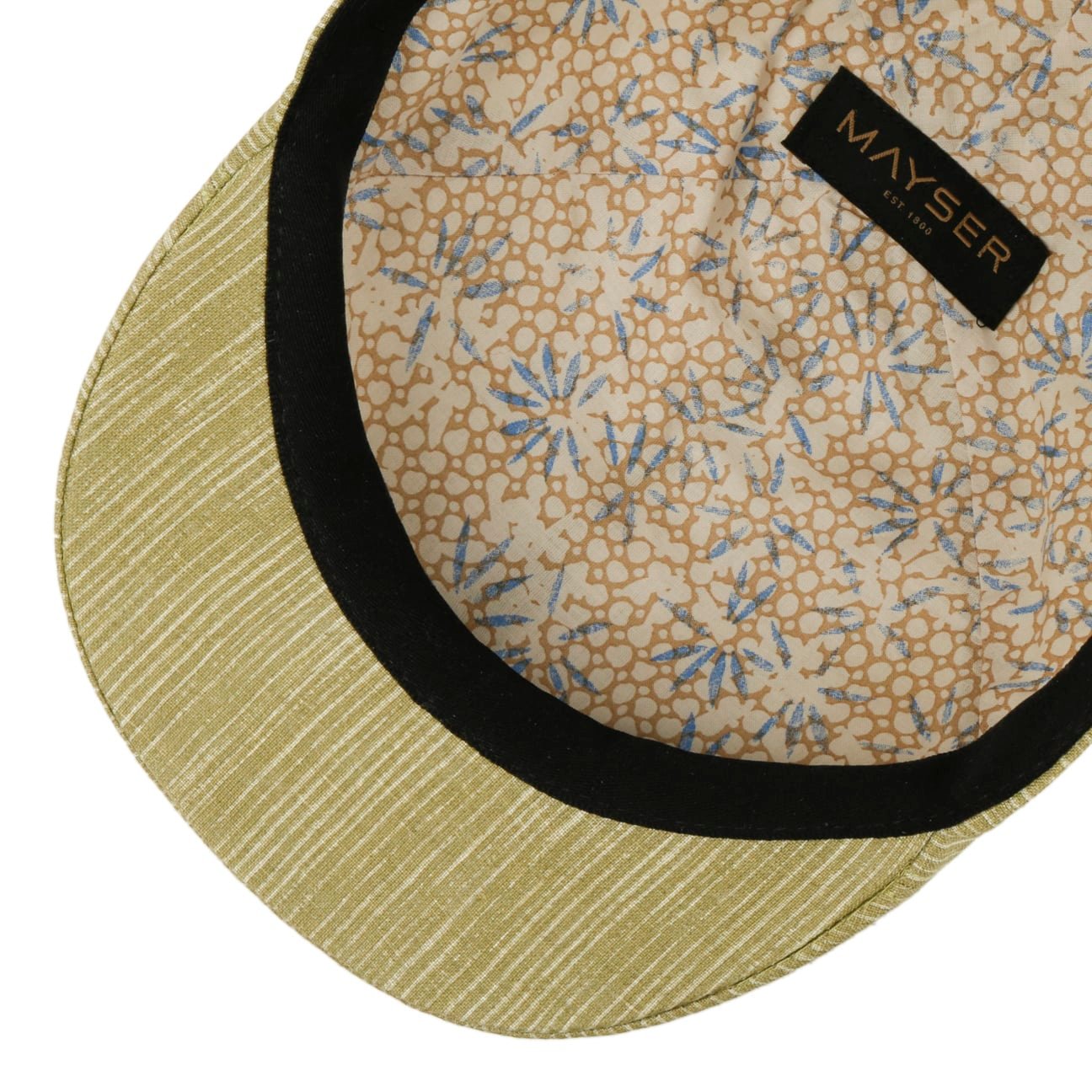 Paddy Stripes Flat Cap grün 12