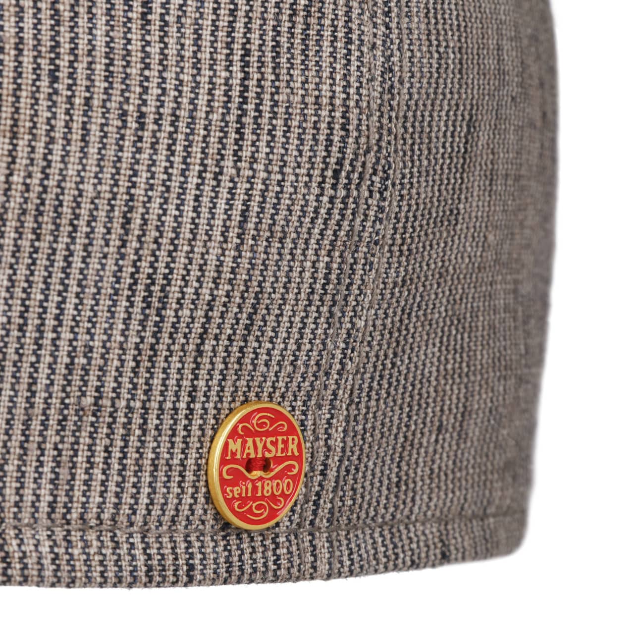Paddy Stripes Flat Cap beige 5