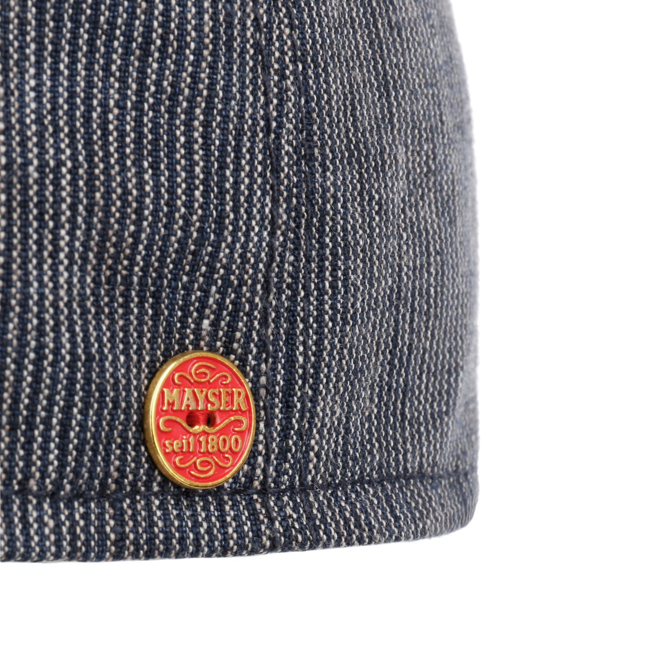 Paddy Stripes Flat Cap dunkelblau 9