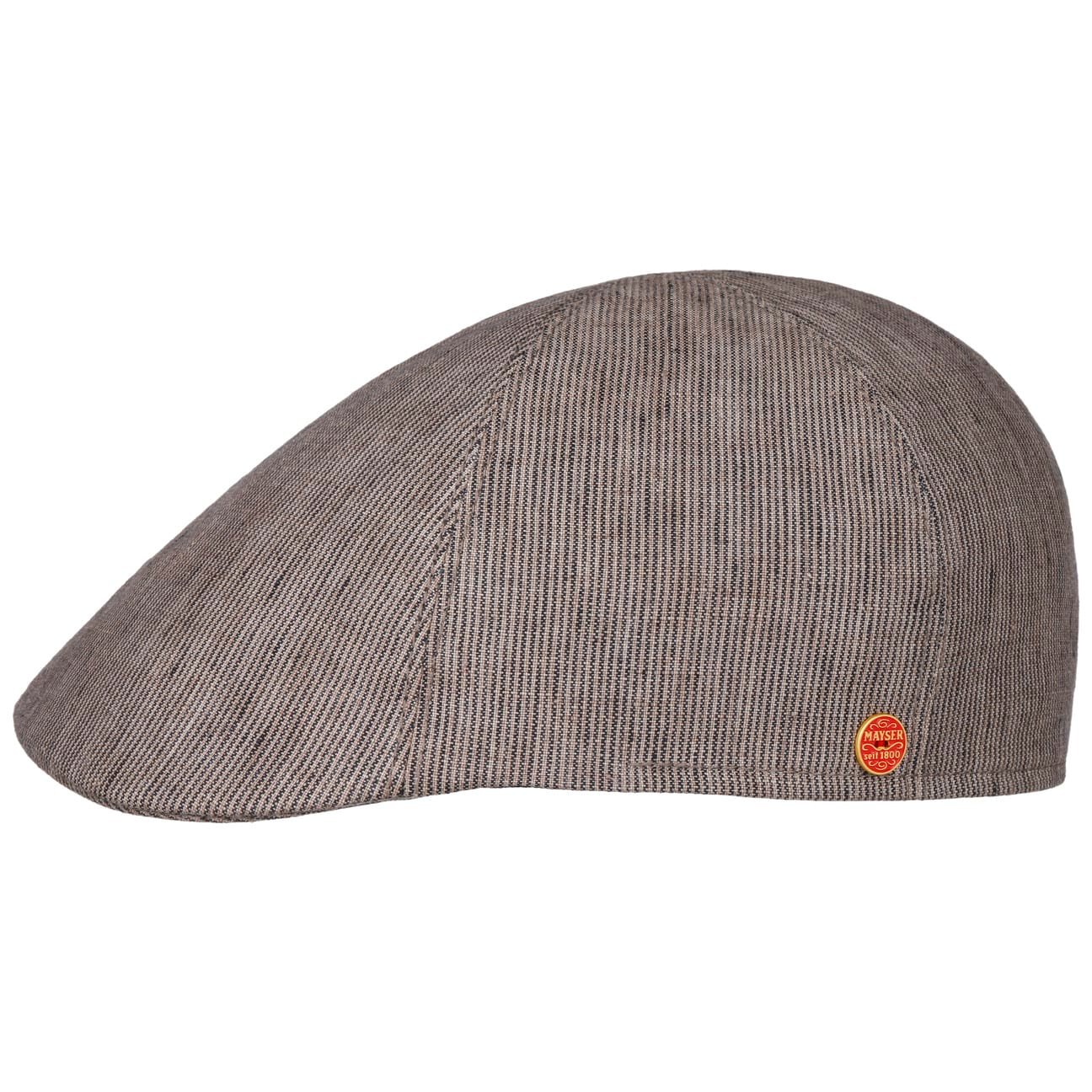 Paddy Stripes Flat Cap beige 2