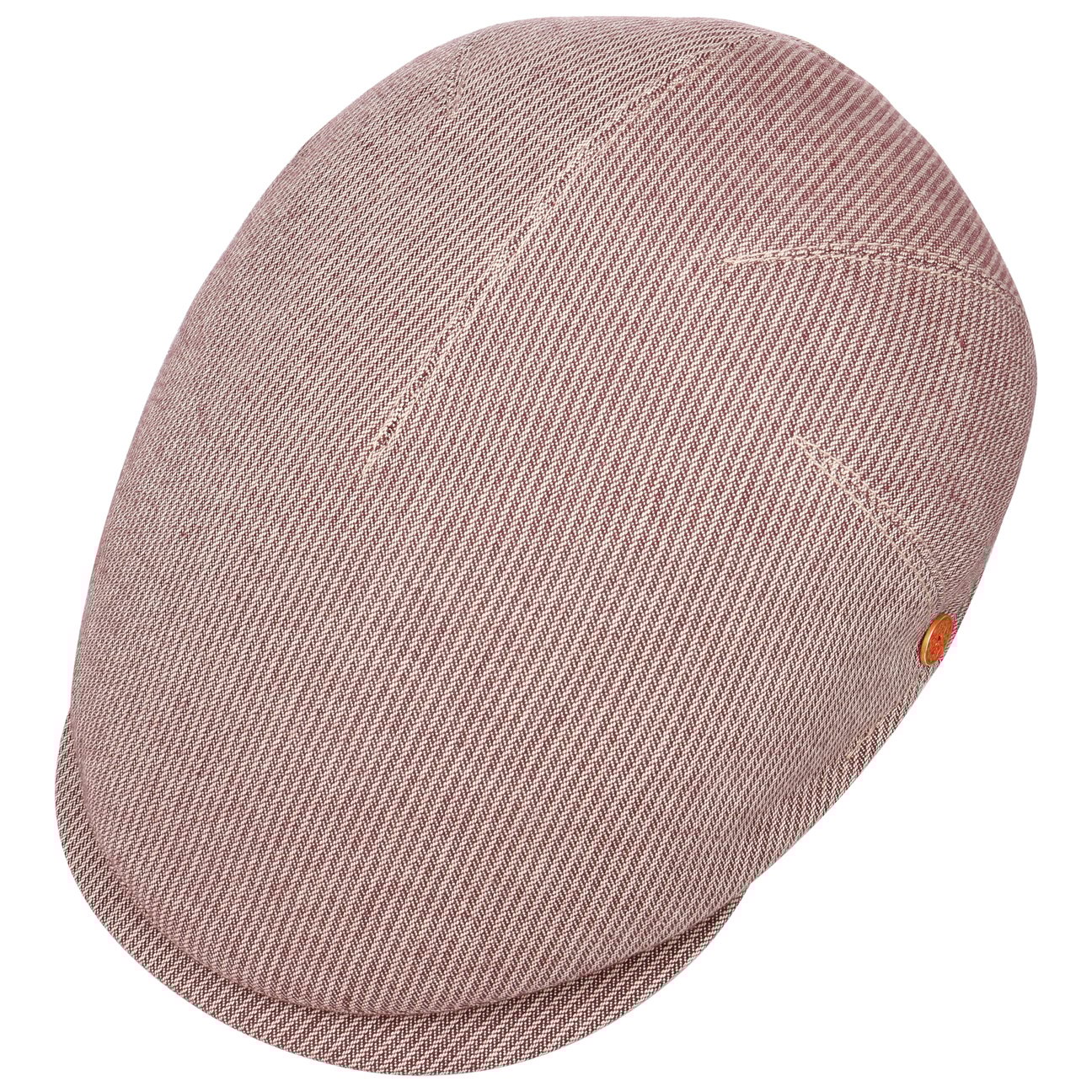 Simon Stripes Flatcap braun 3