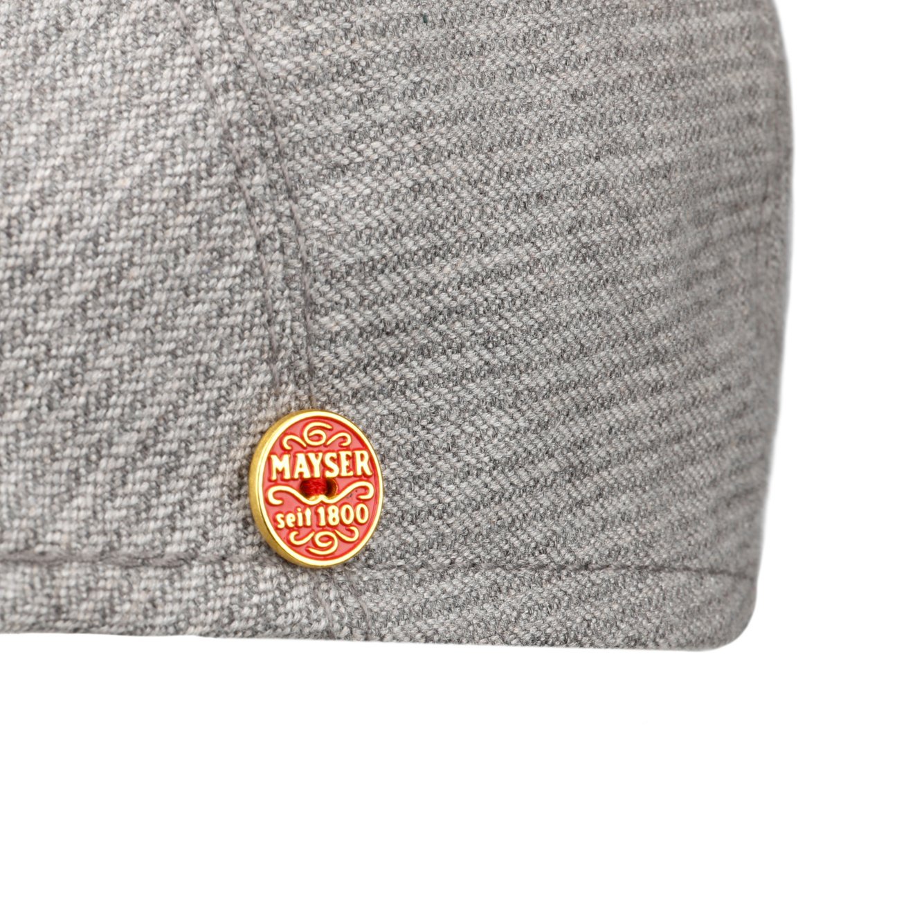 Simon Stripes Flatcap grau 7