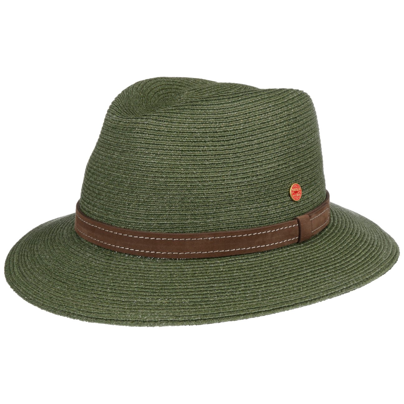Mathis Raffiahut mit UV-Schutz grün 11
