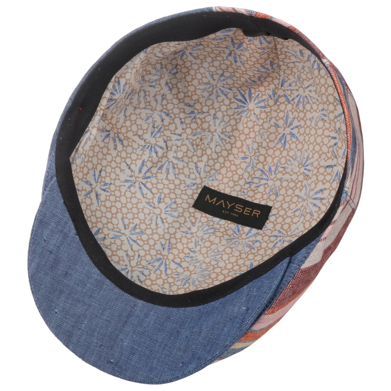 Jasper Stripes Linnen Cap denim 8