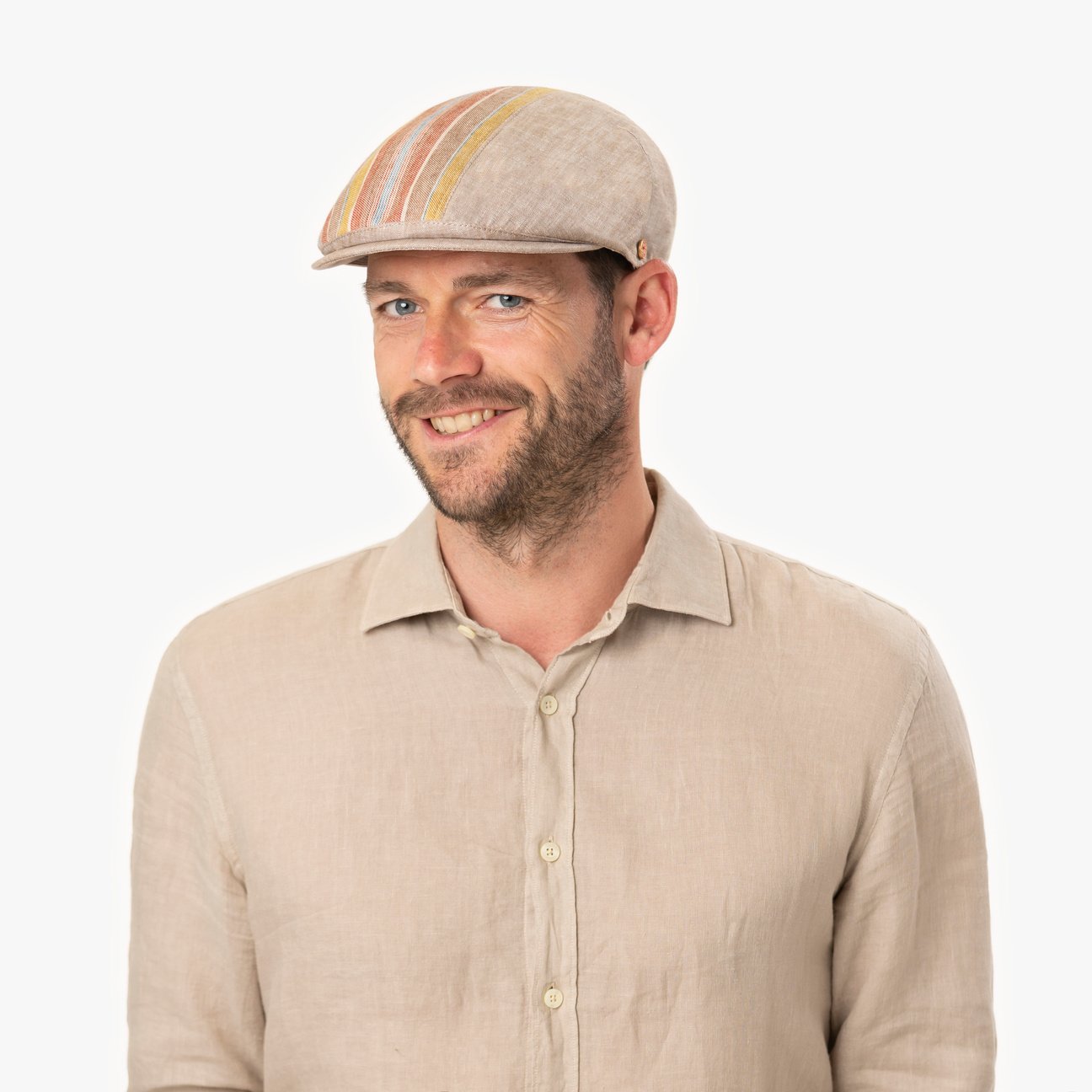 Jasper Stripes Linnen Cap Modell 1