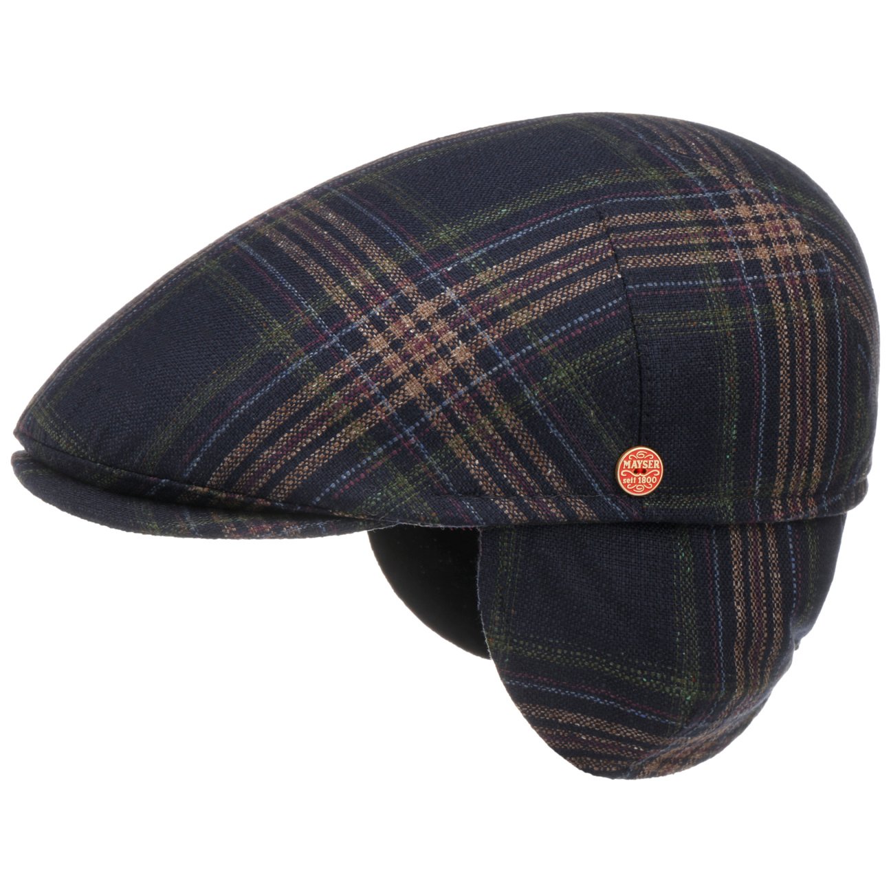 Simon Plus Flatcap mit Ohrenklappen dunkelblau 3