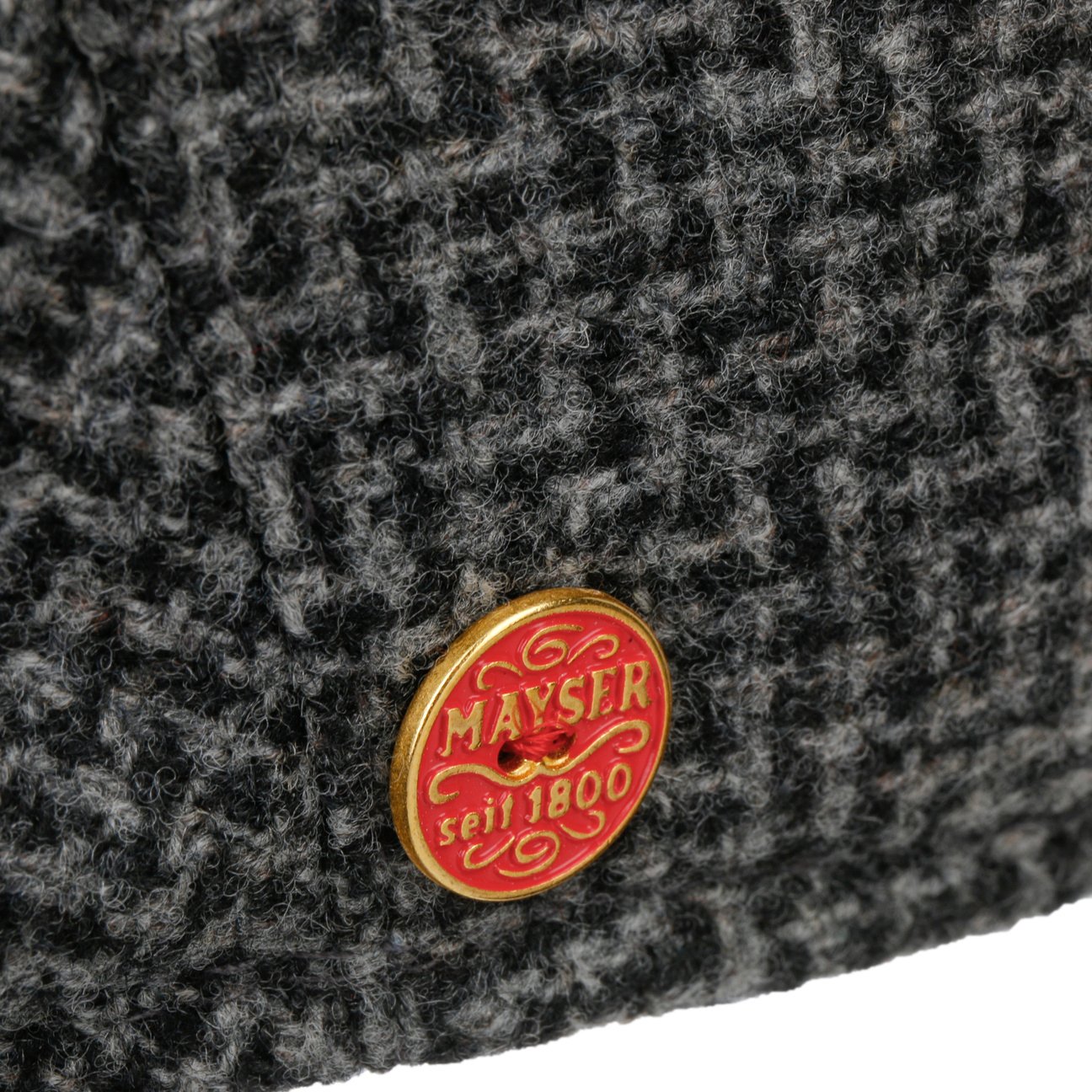 Casquette plate Merlino Zigzag avec cache-oreilles schwarz 13