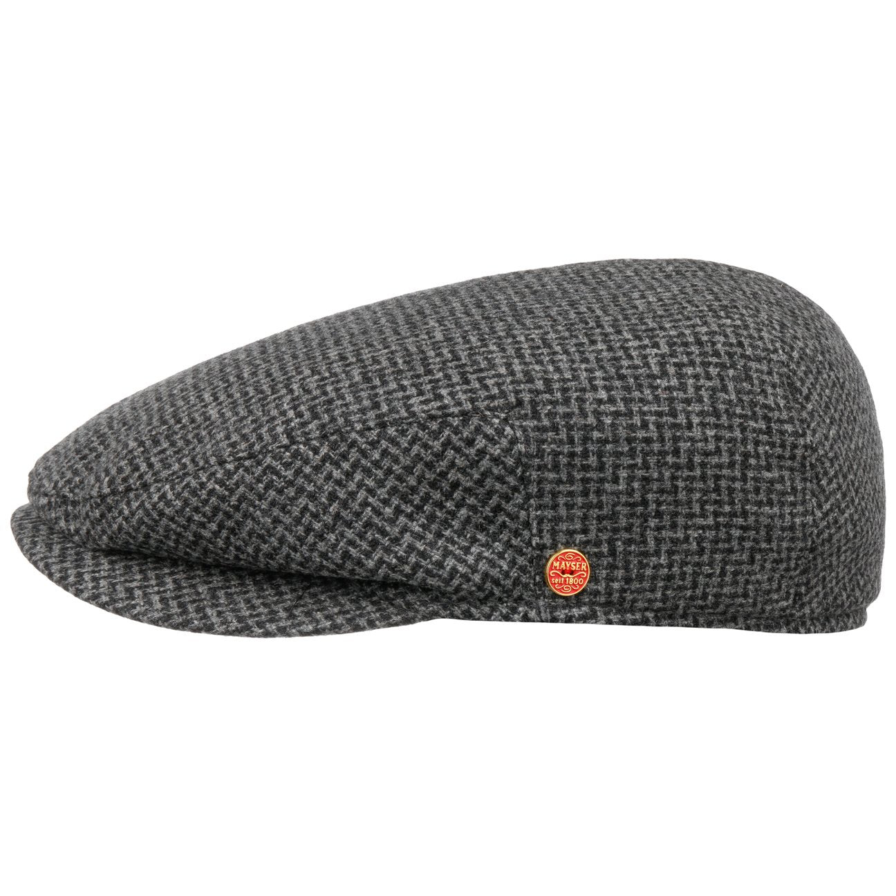 Casquette plate Merlino Zigzag avec cache-oreilles schwarz 14
