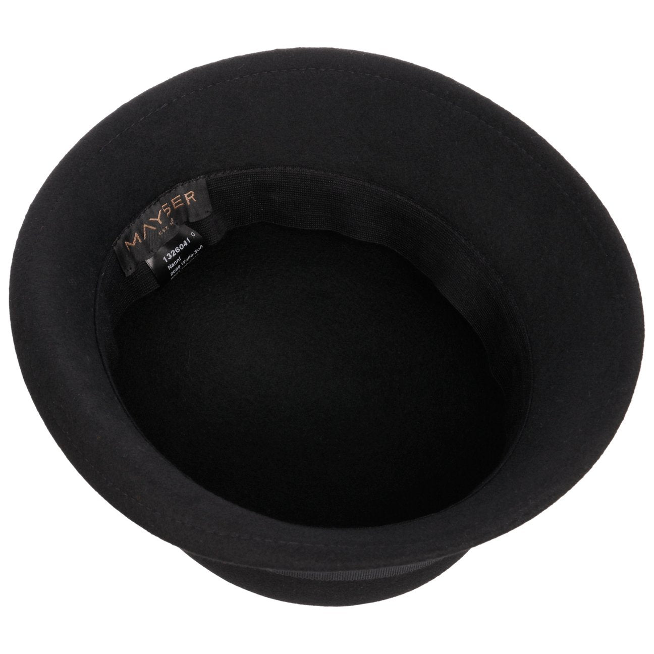 Nannina Soft Wollhut schwarz 25