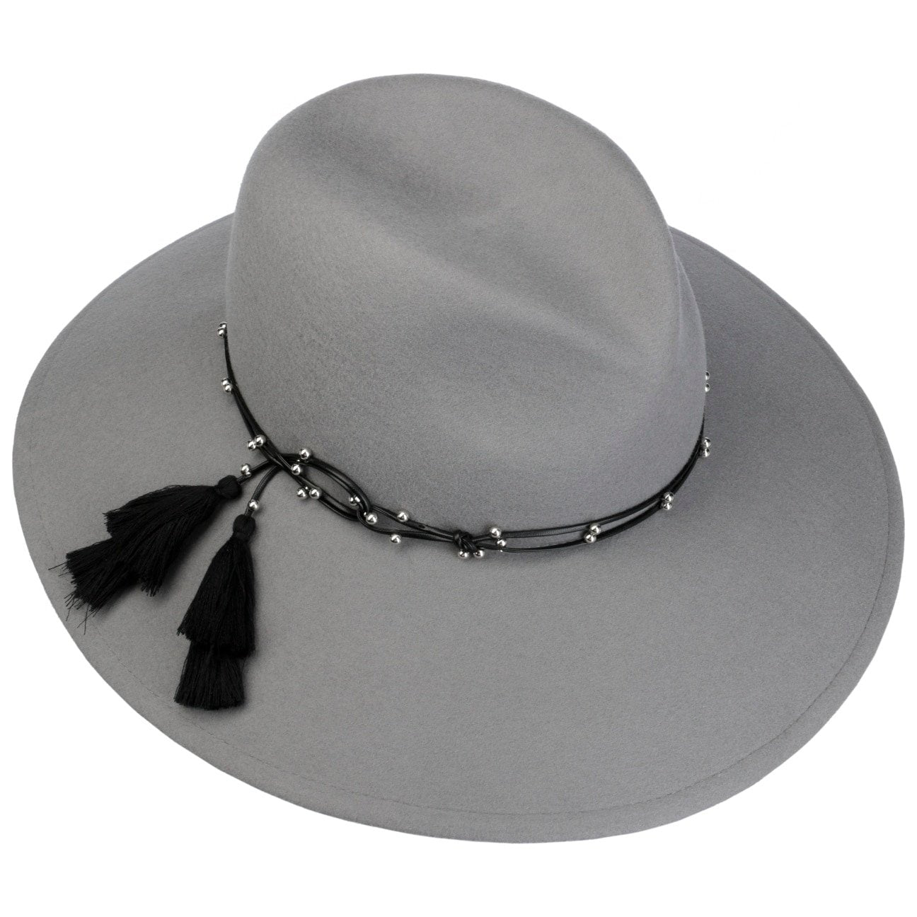 Bonnet en laine Hilary hellgrau 8