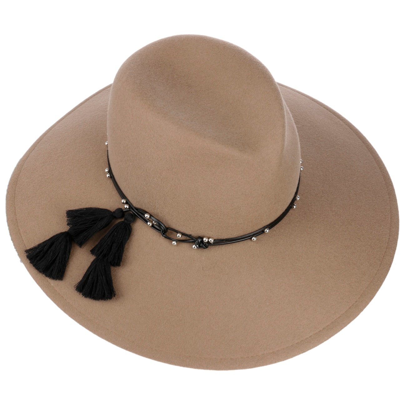 Bonnet en laine Hilary hellbeige 3