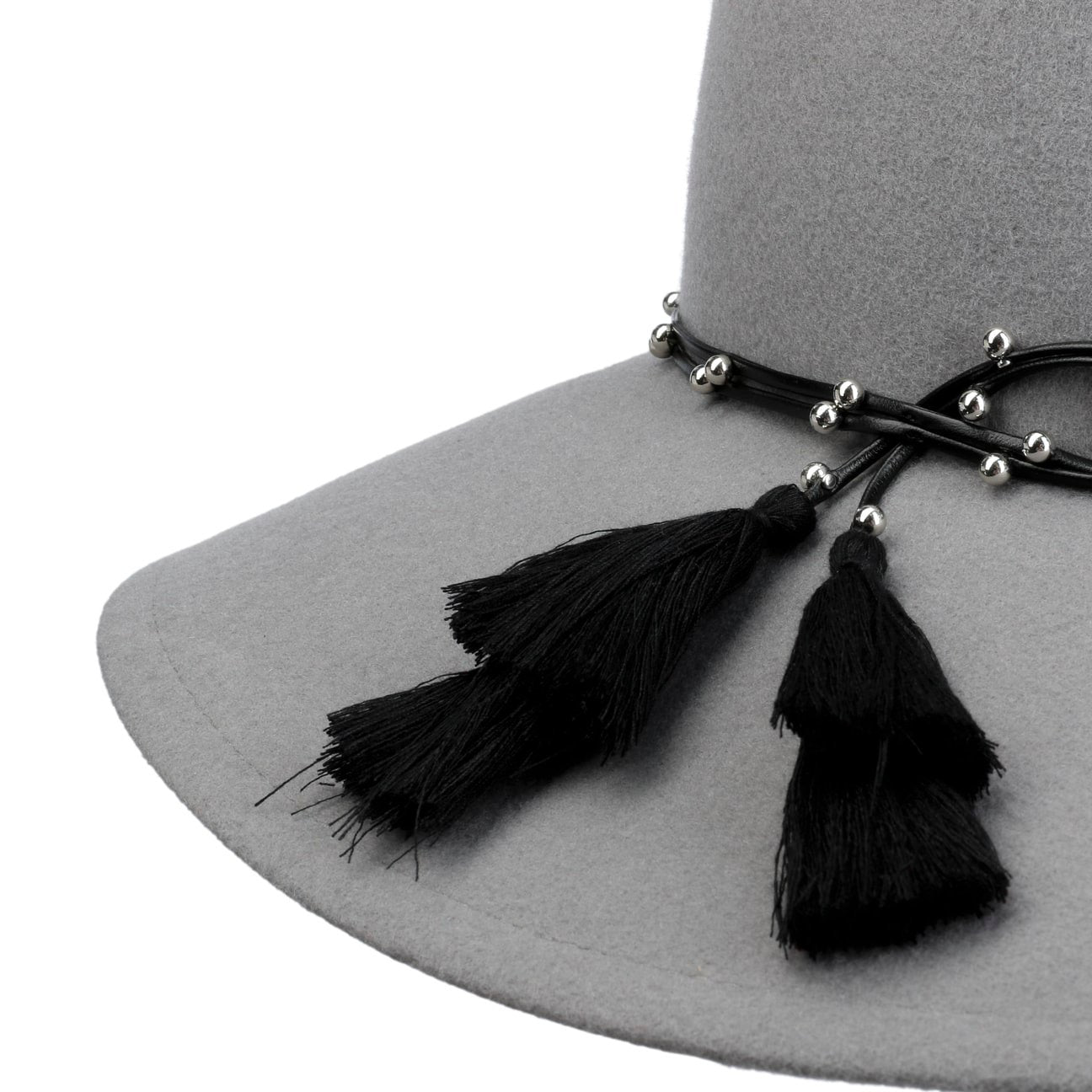 Bonnet en laine Hilary hellgrau 11