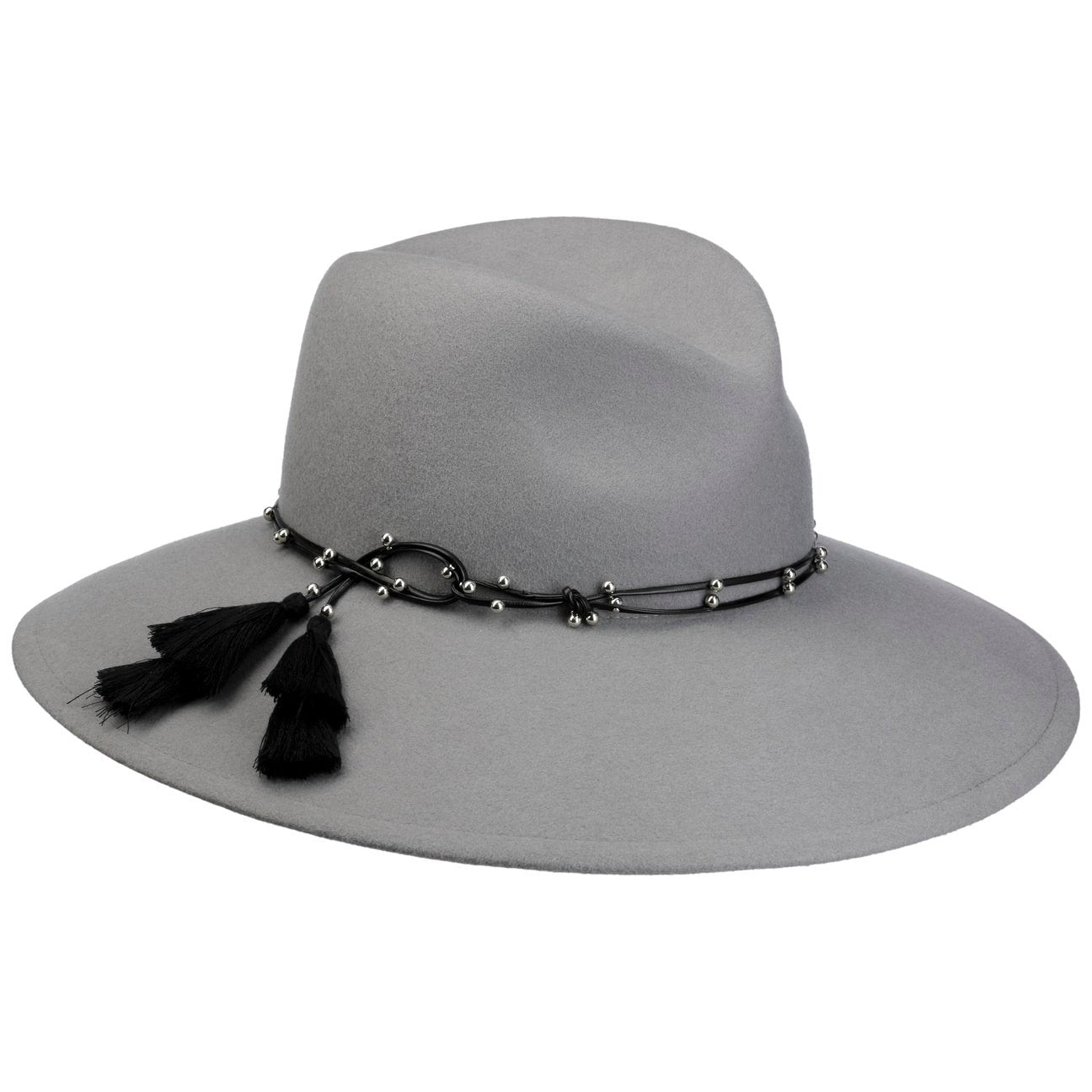 Bonnet en laine Hilary hellgrau 7