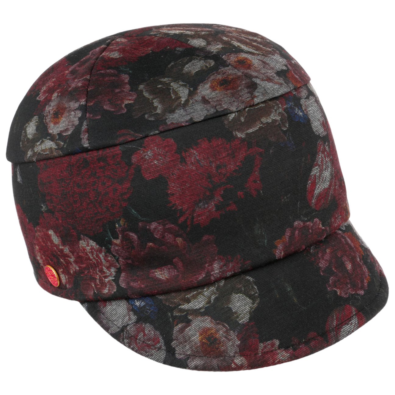 Fijara Dames Muts met Klep schwarz-bordeaux 3