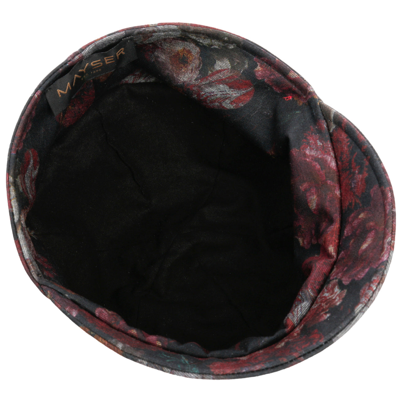 Fijara Dames Muts met Klep schwarz-bordeaux 4