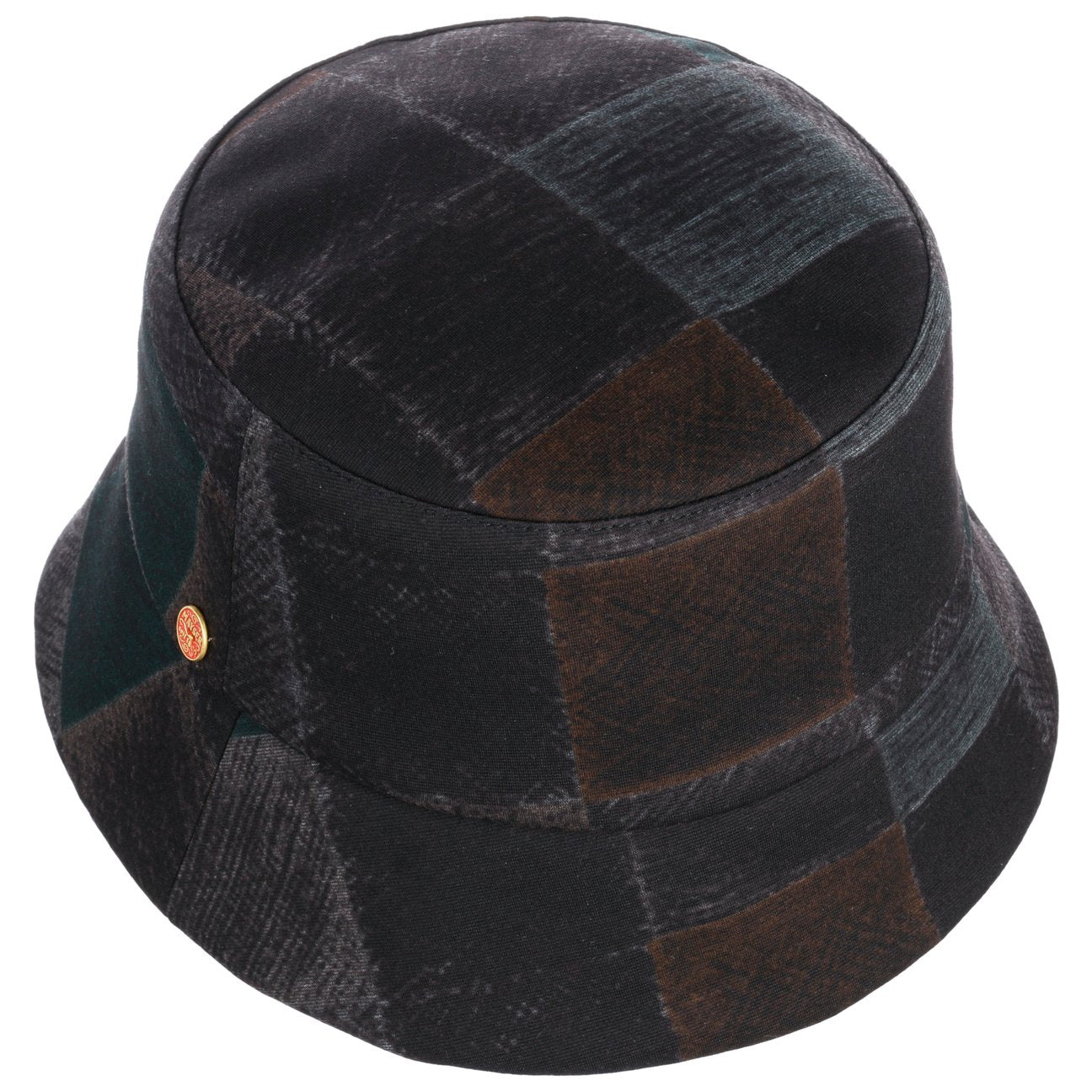 Maite Check Bucket Hat schwarz-grün 2