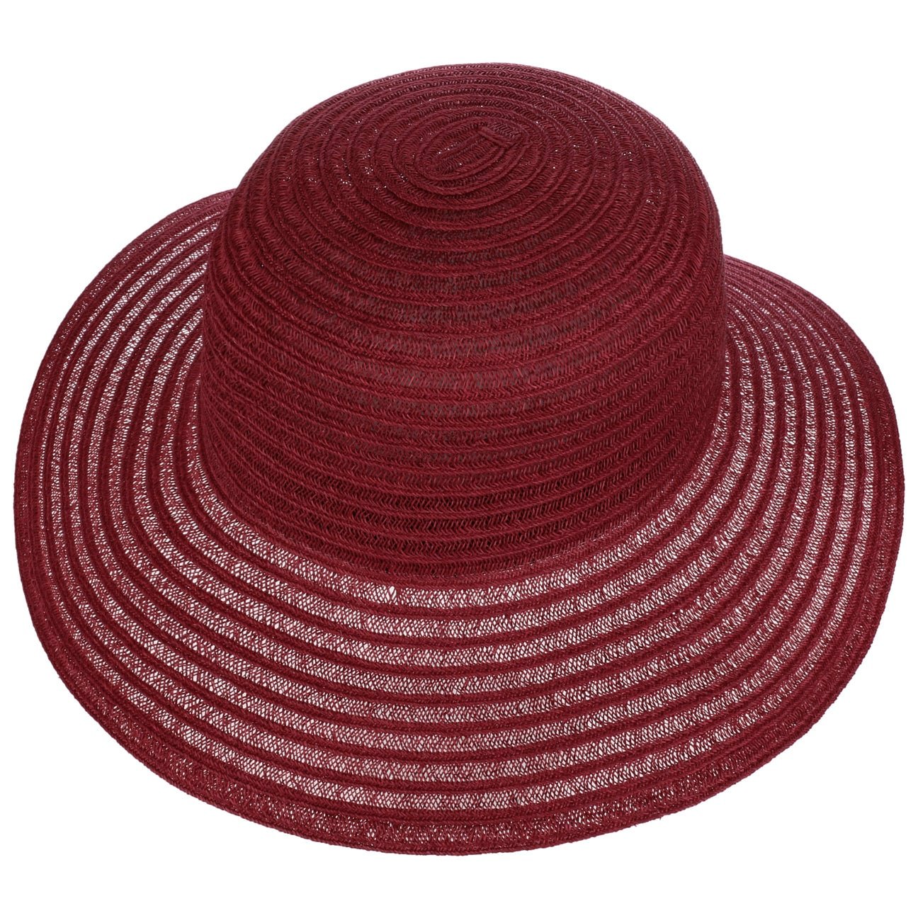 Janell Hemp Rollable Floppy Hat bordeaux 8