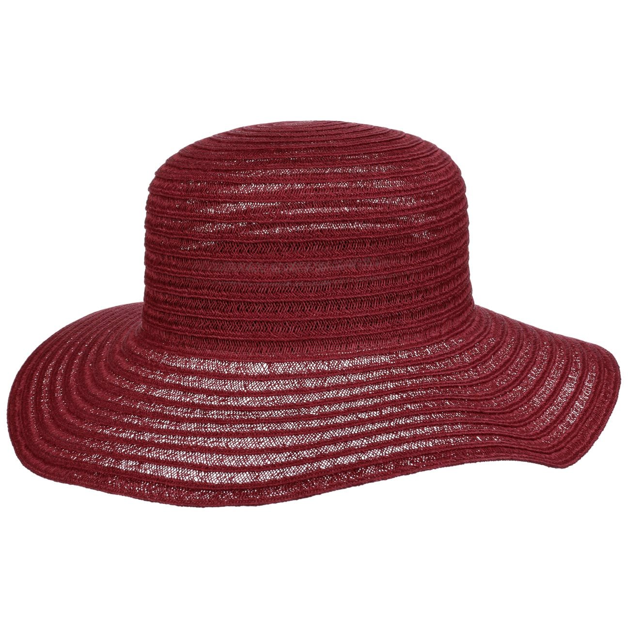 Janell Hemp Rollable Floppy Hat bordeaux 7