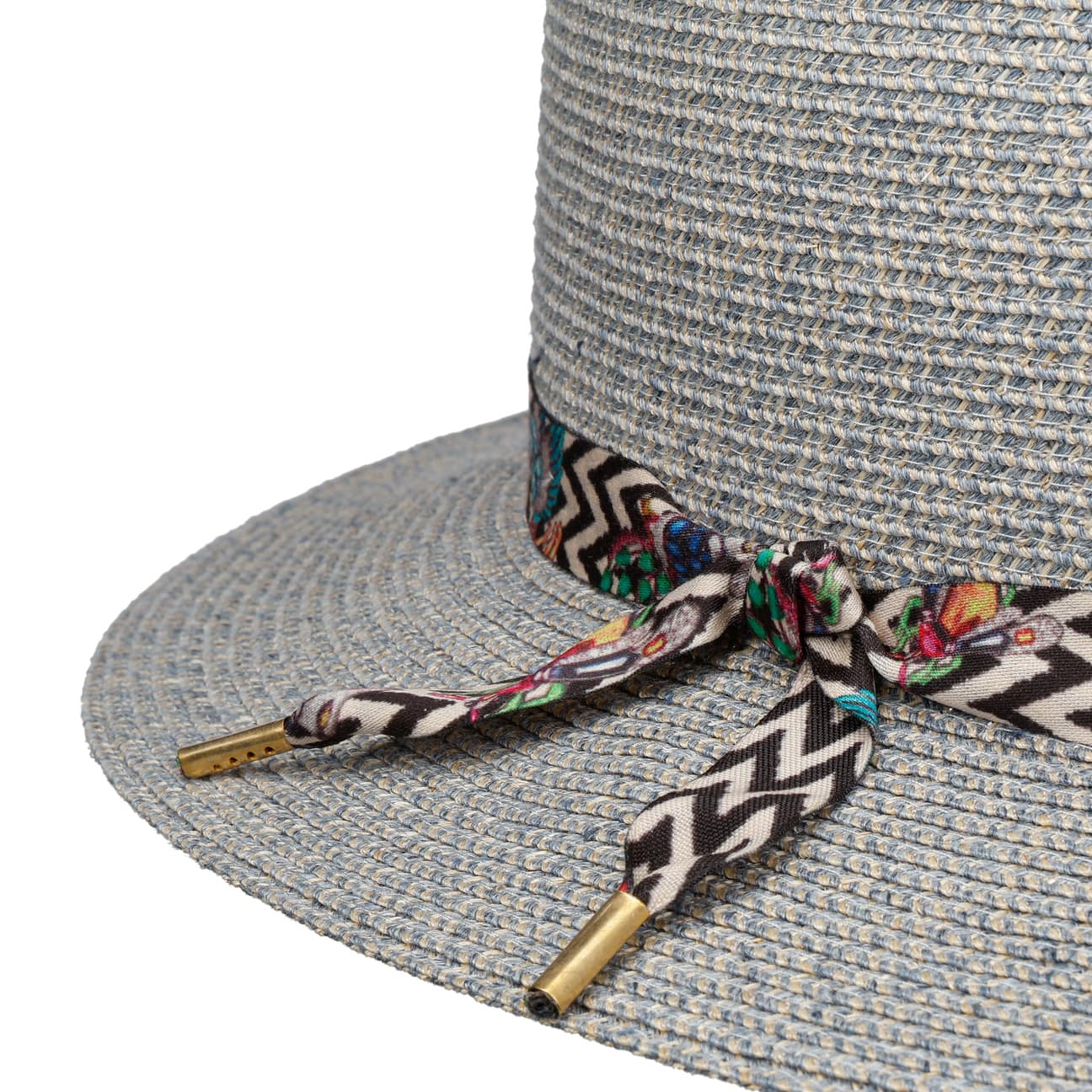 Chapeau à Galon Nane Crushable blau-meliert 16