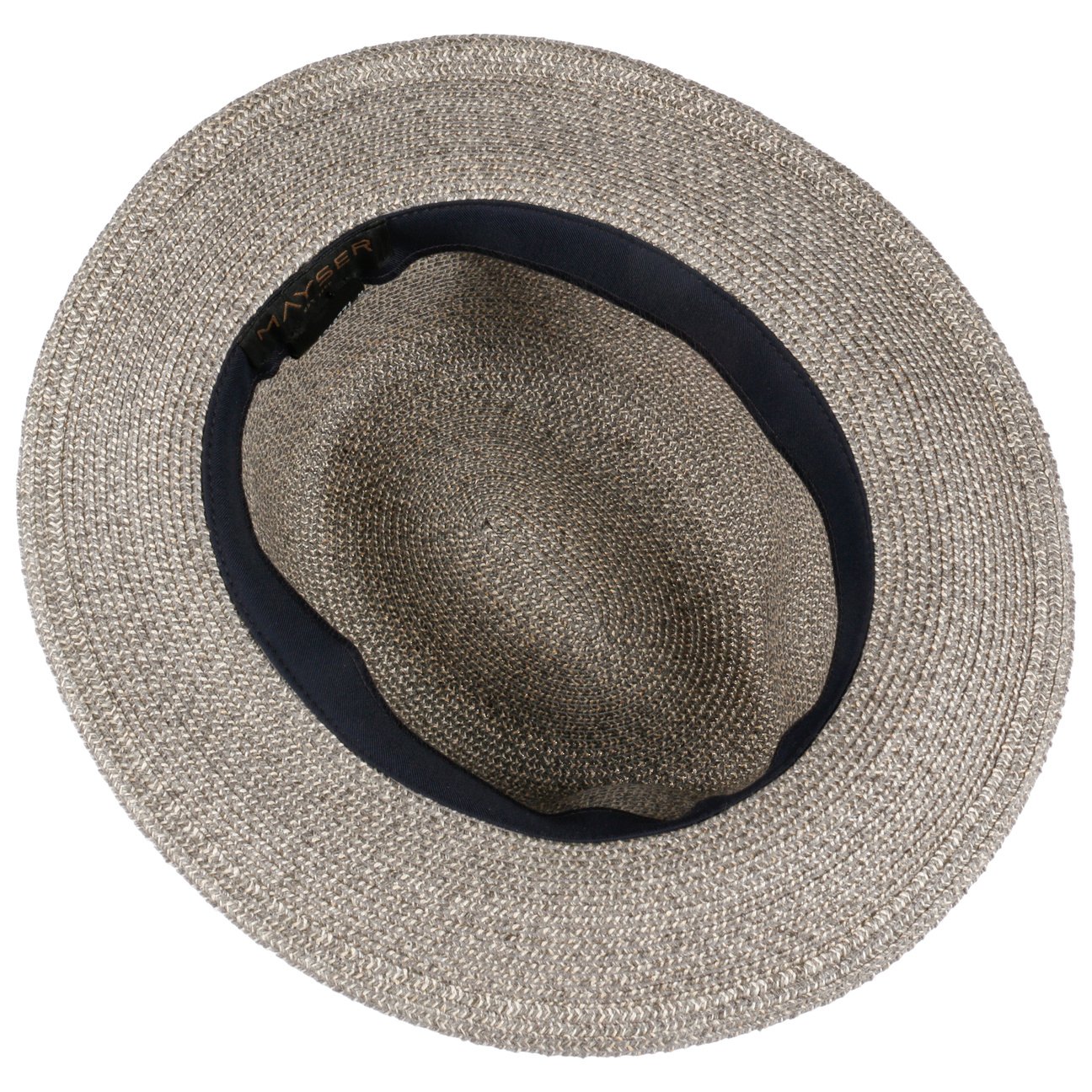 Nane Crushable Classic Biezenhoed grau-meliert 4