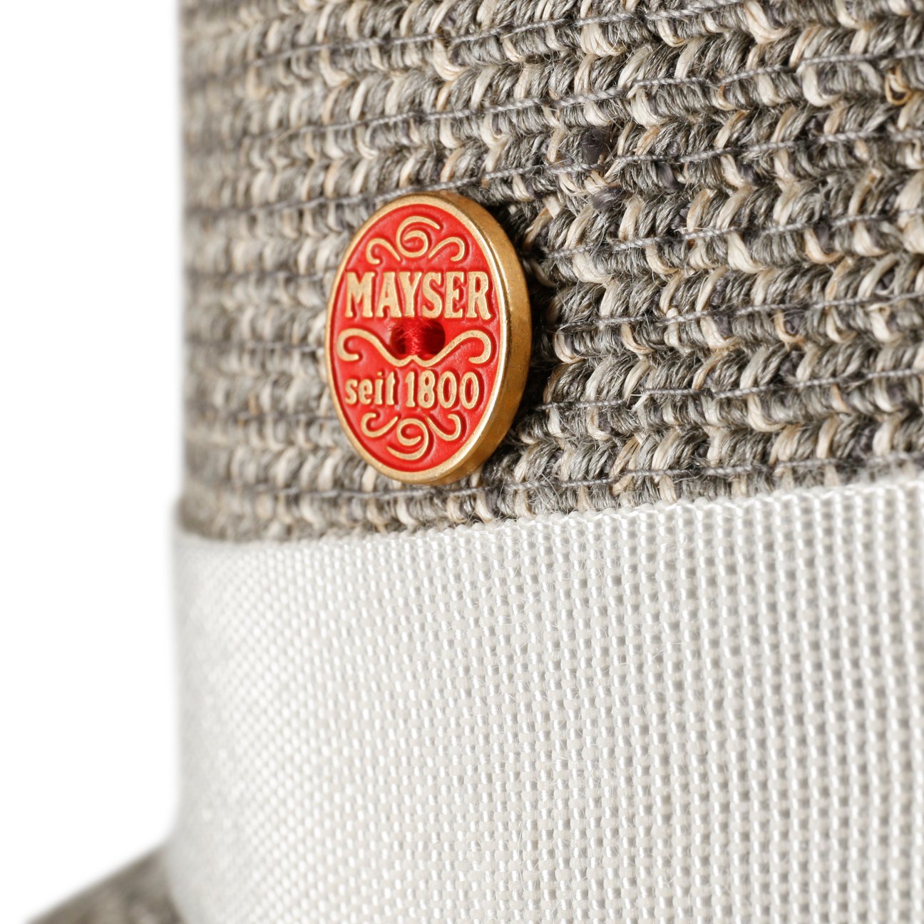 Nane Crushable Classic Biezenhoed grau-meliert 5