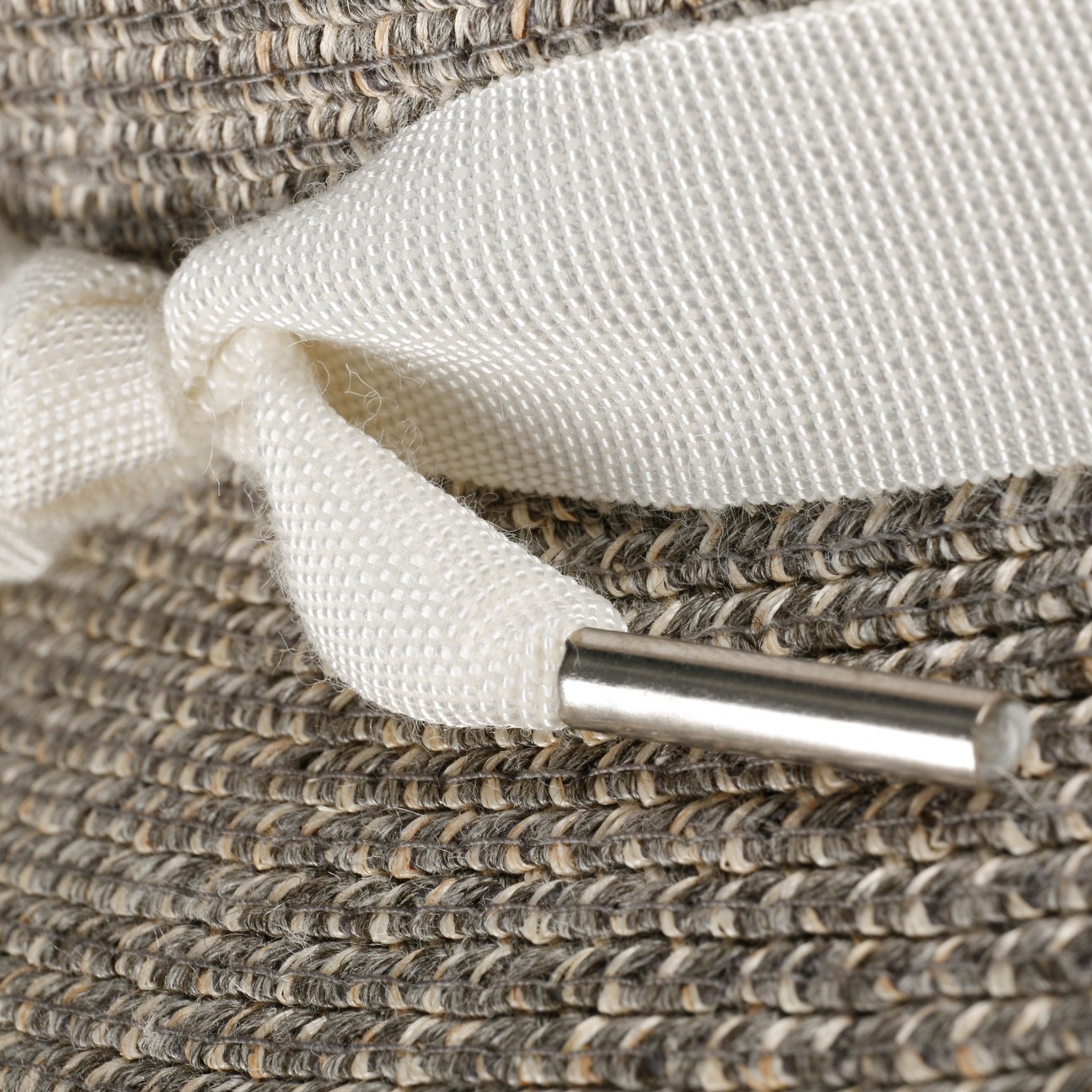 Nane Crushable Classic Biezenhoed grau-meliert 6