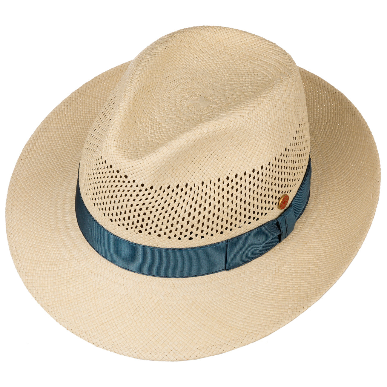 Imperia Panama Strohhut natur-blau 11