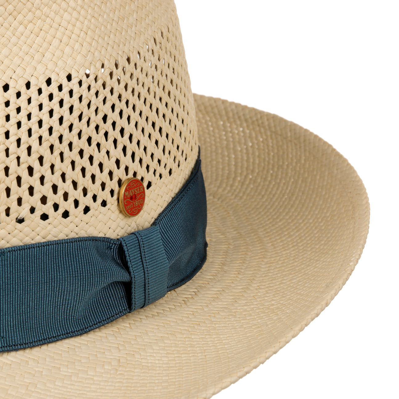 Imperia Panama Strohhut natur-blau 13