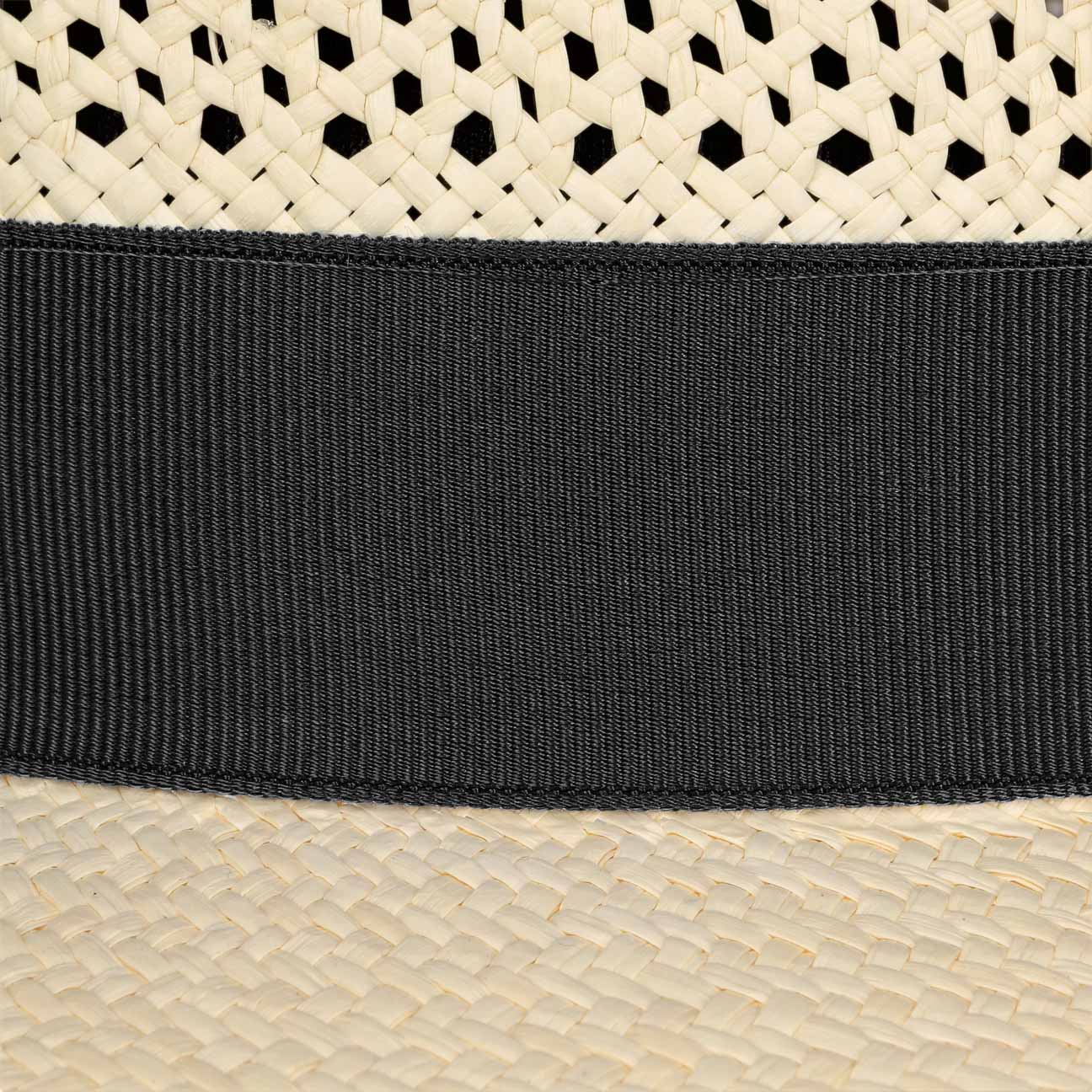 Imperia Panama Strohhut natur-schwarz 23