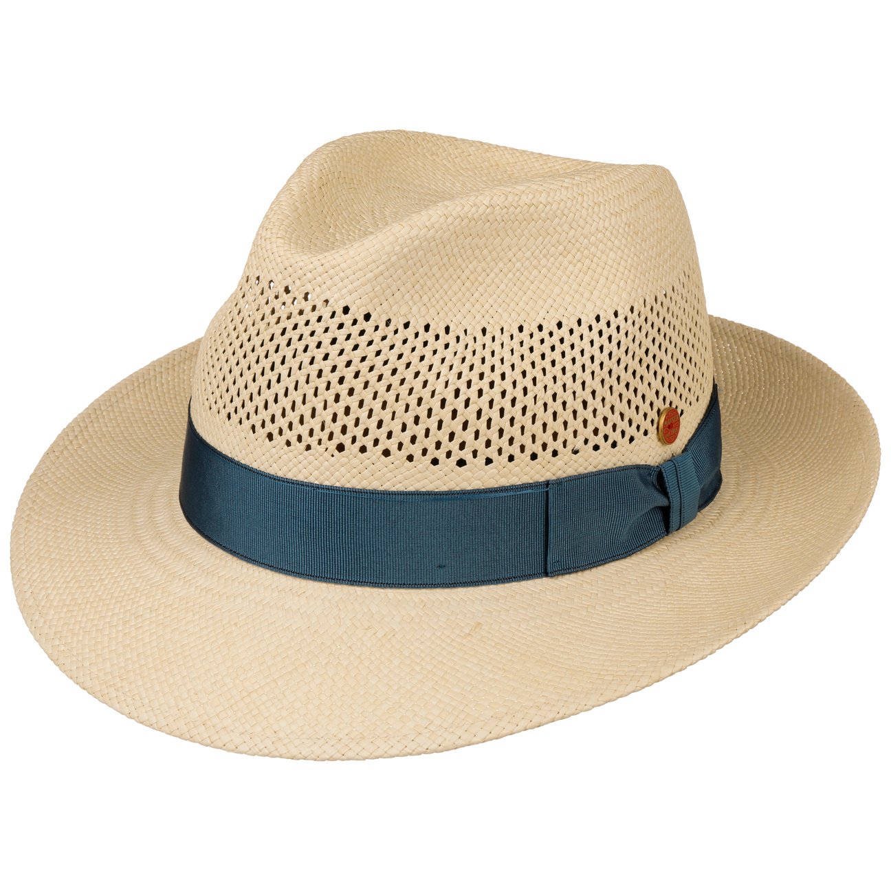 Imperia Panama Strohhut natur-blau 10