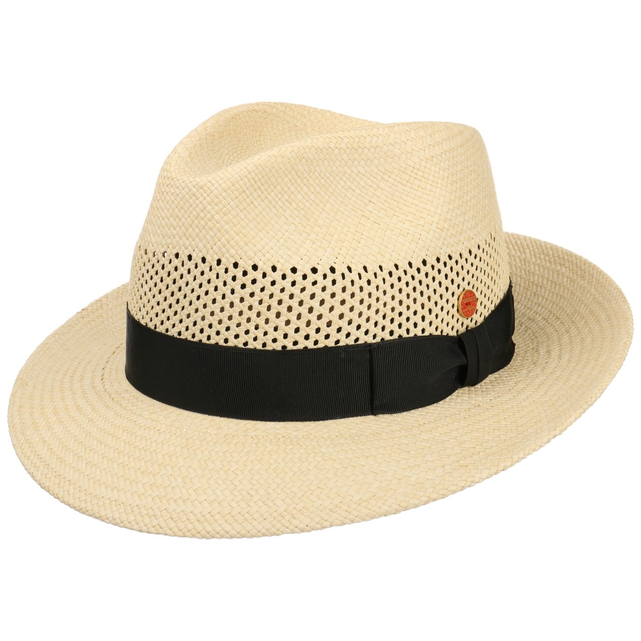 Imperia Panama Strohhut natur-schwarz 18