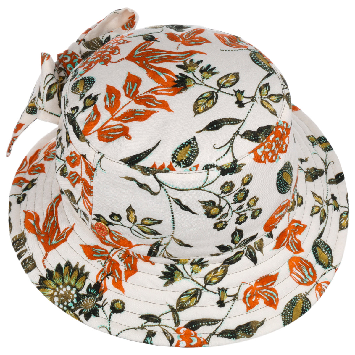 Malu Floral Vendbar Hatt oliv 5