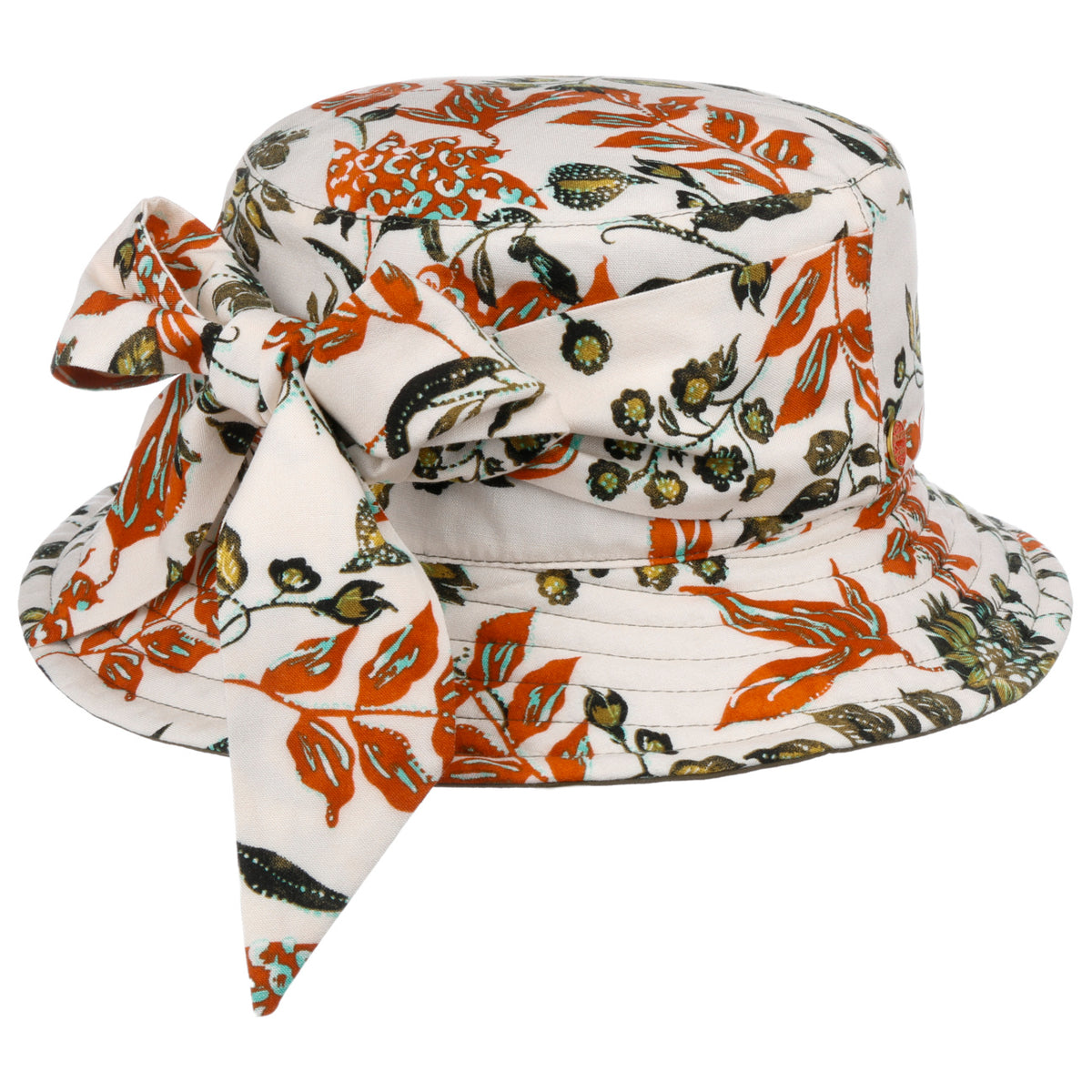 Malu Floral Vendbar Hatt oliv 7