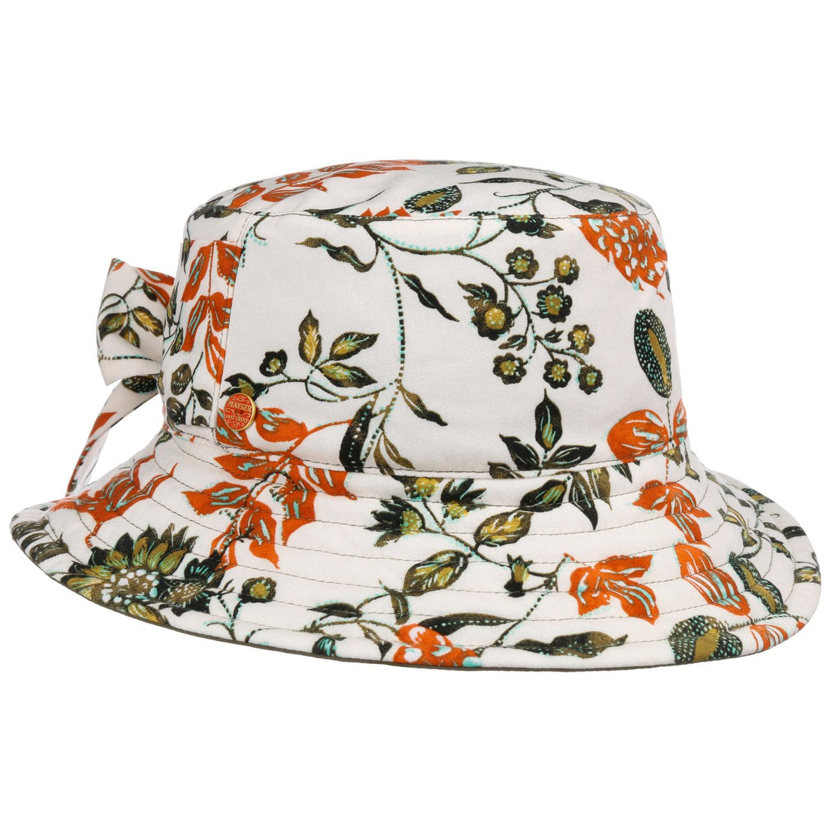 Malu Floral Vendbar Hatt oliv 10
