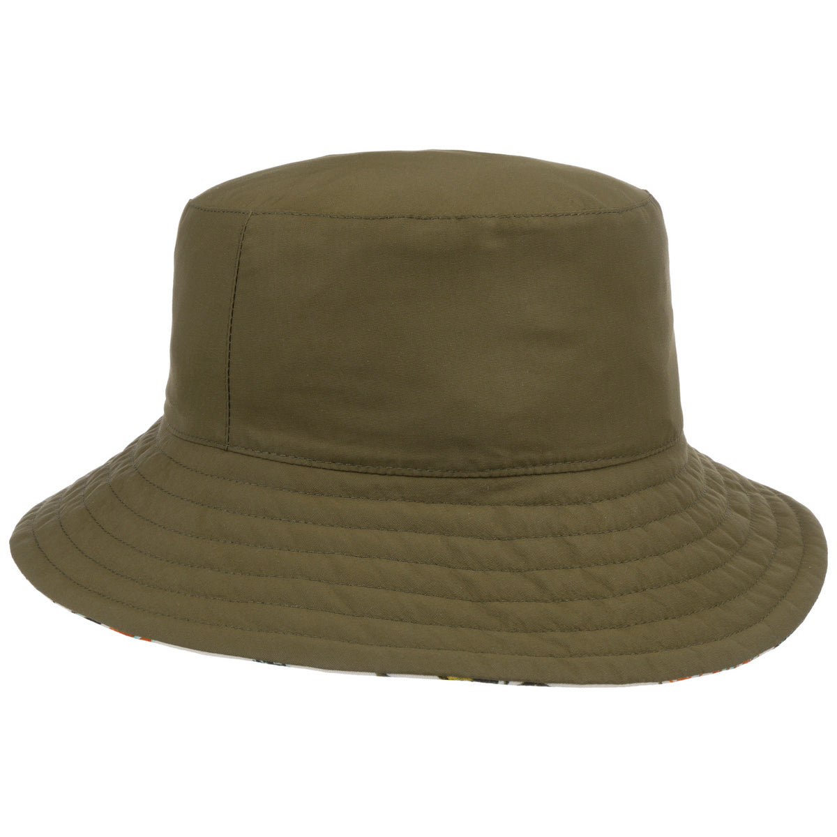 Malu Floral Vendbar Hatt oliv 11