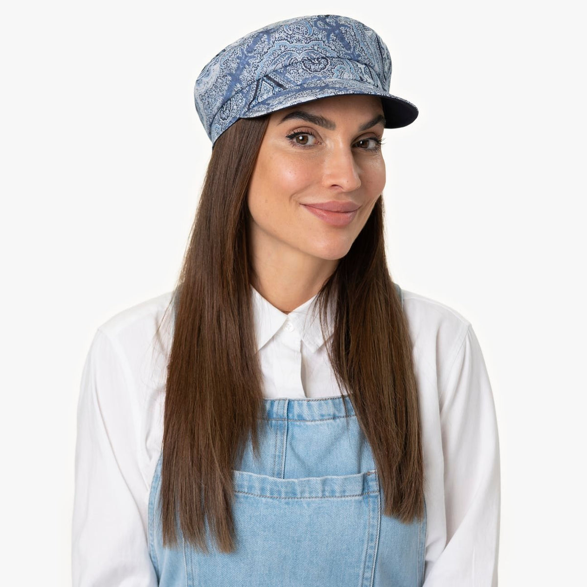 Kendy Paisley Vendbar Skipperlue Modell 2