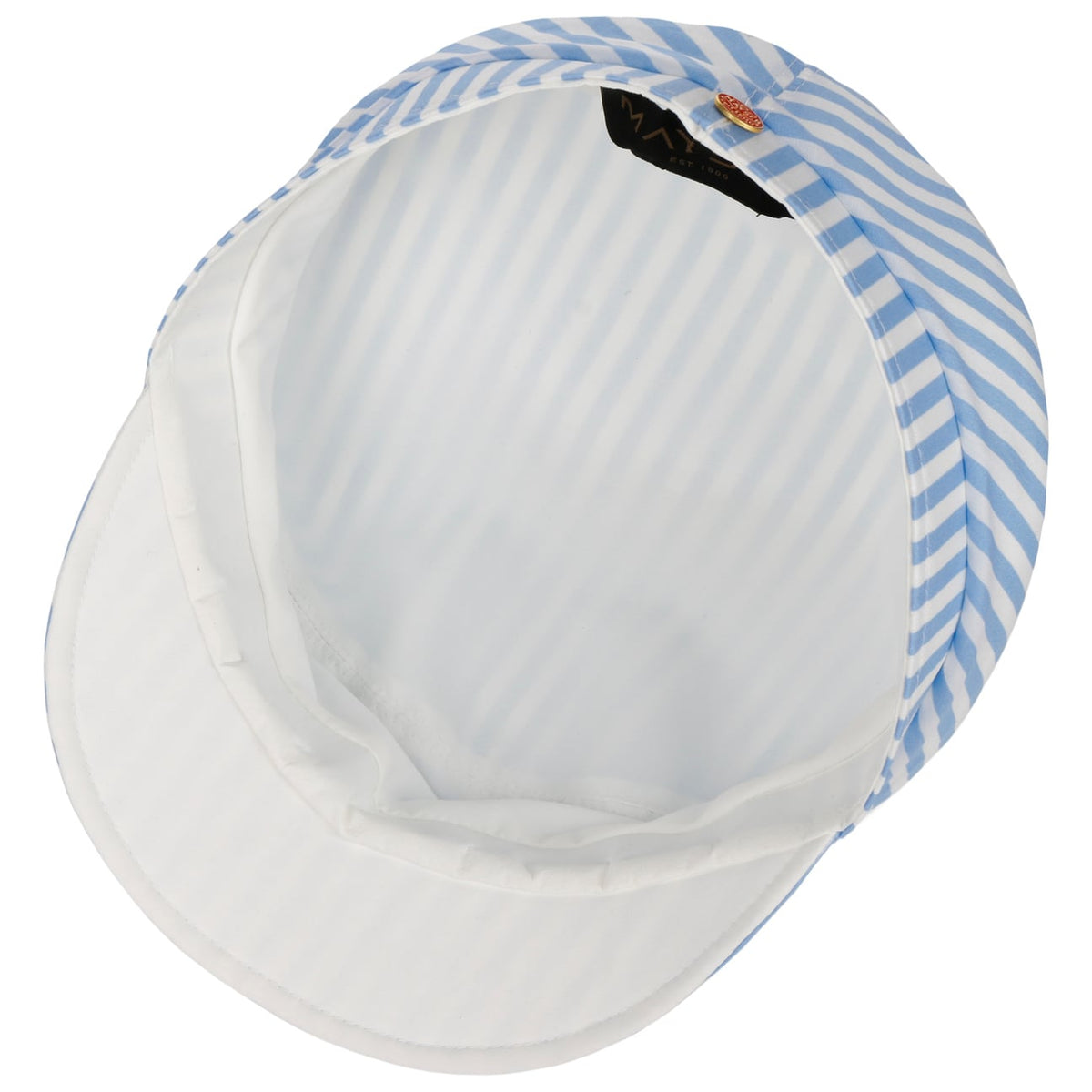 Kendy Stripes Vendbar Skipperlue hellblau 5