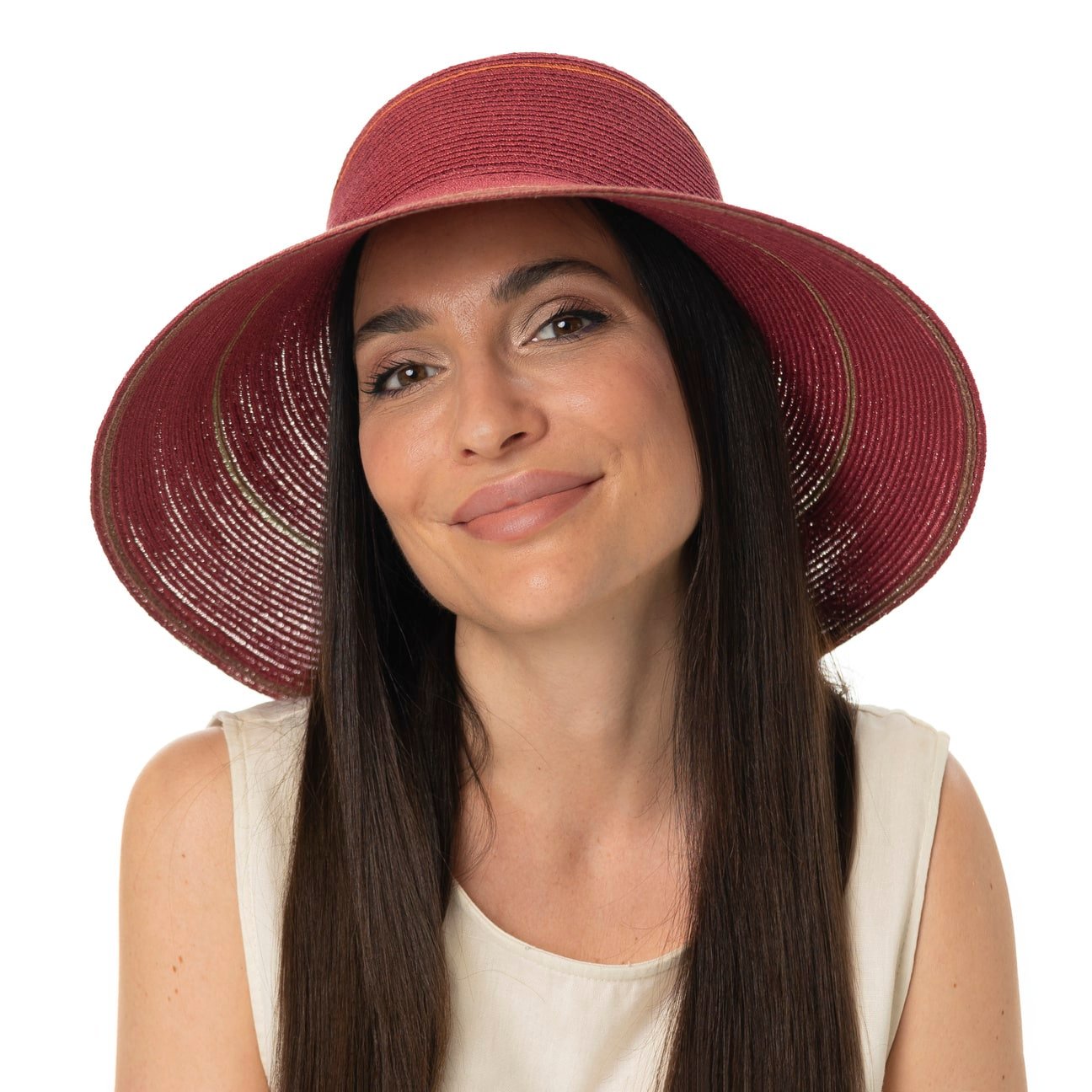 Alba Stripes hampa hatt Modell 2