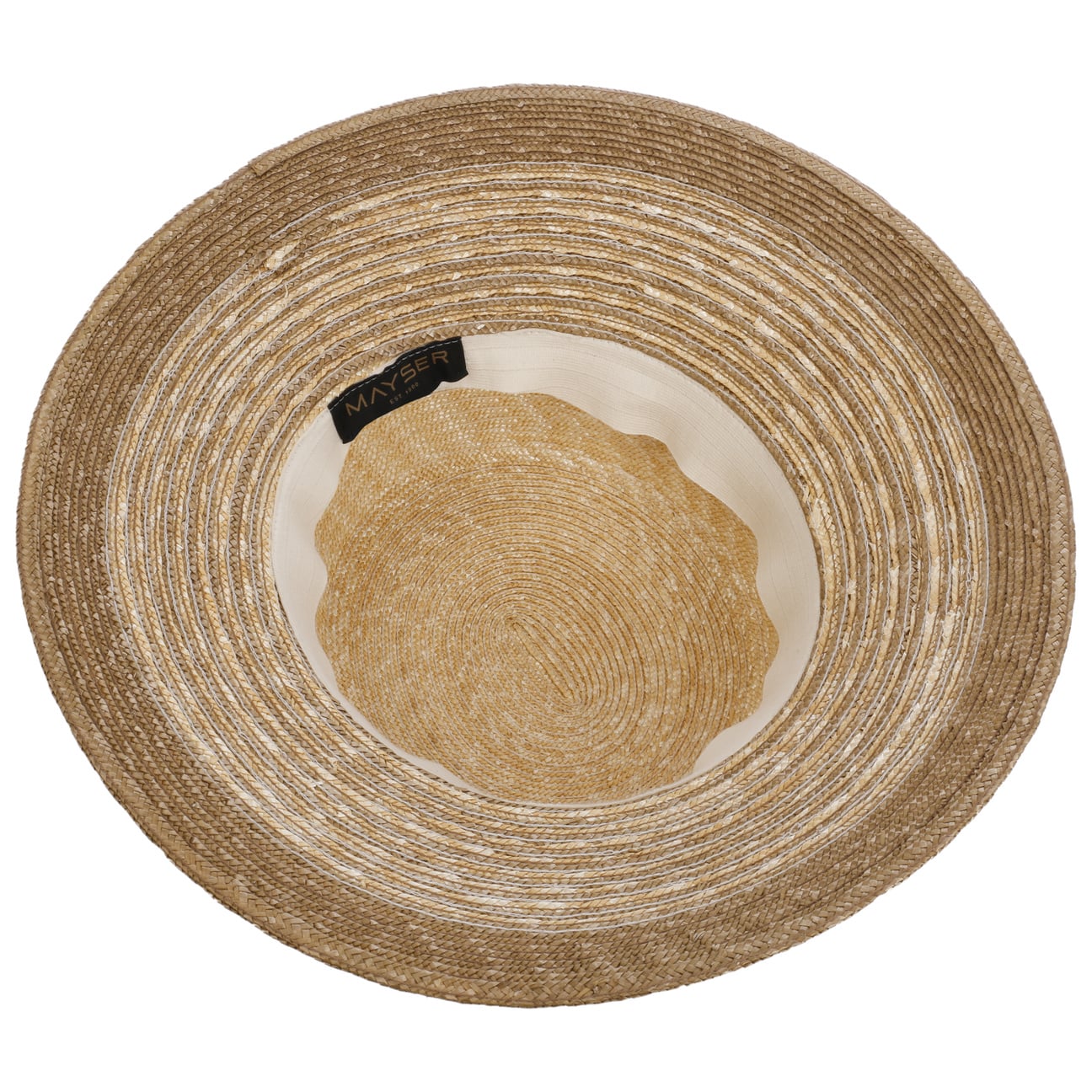 Clea Twotone Strohoed met UV-Bescherming natur-beige 5