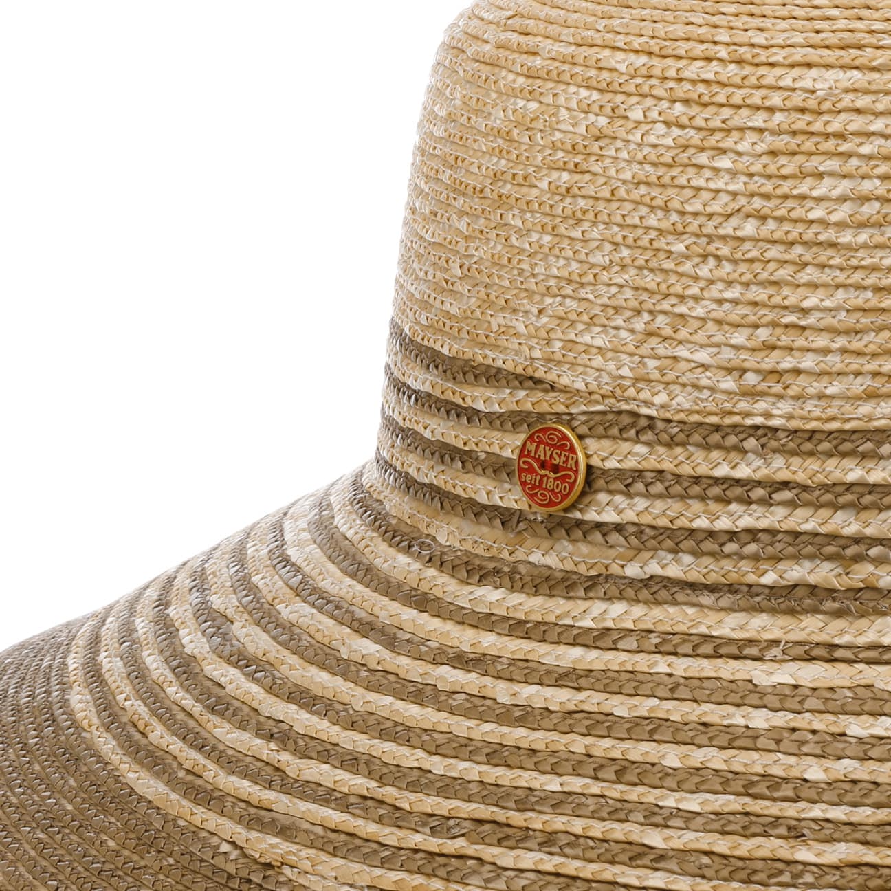 Clea Twotone Strohoed met UV-Bescherming natur-beige 6