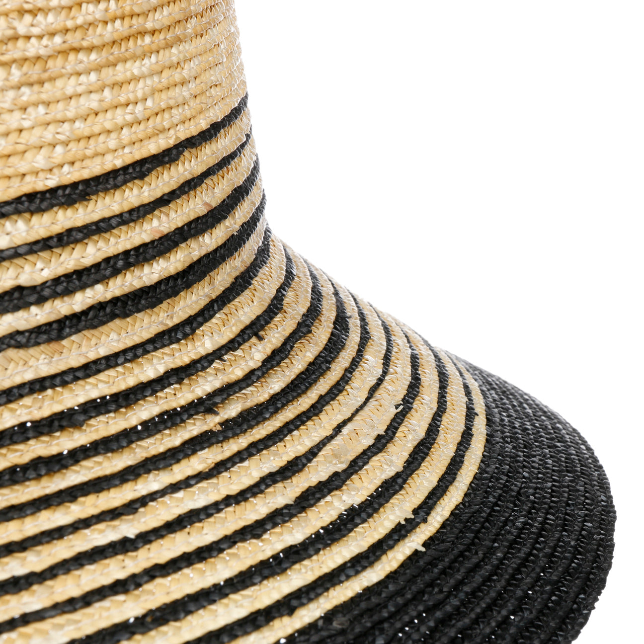 Clea Twotone Strohoed met UV-Bescherming natur-schwarz 11