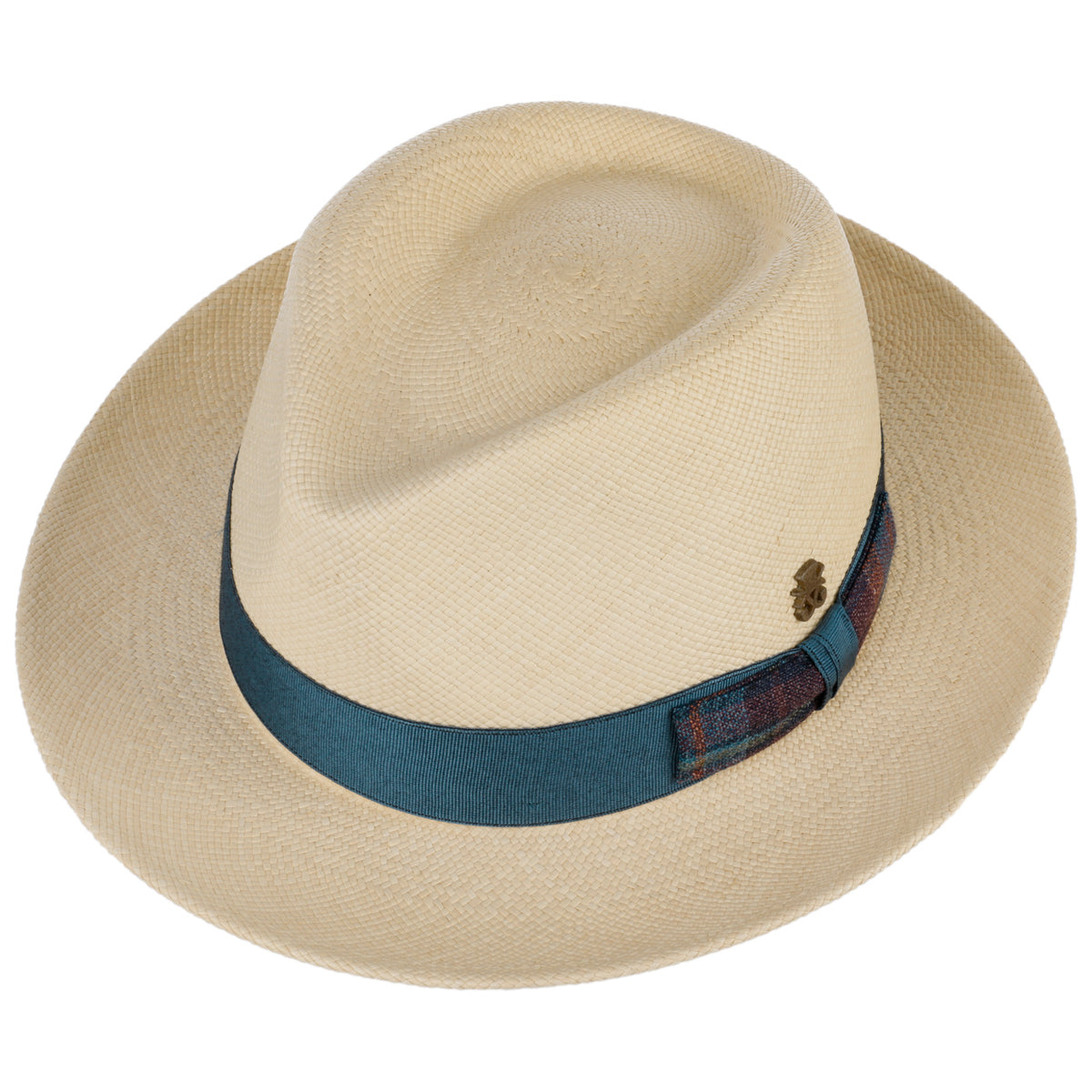 Fabrice Zechbauer Panama-Hatt natur-blau 5