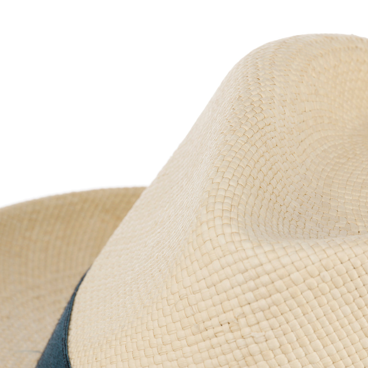 Fabrice Zechbauer Panama-Hatt natur-blau 8