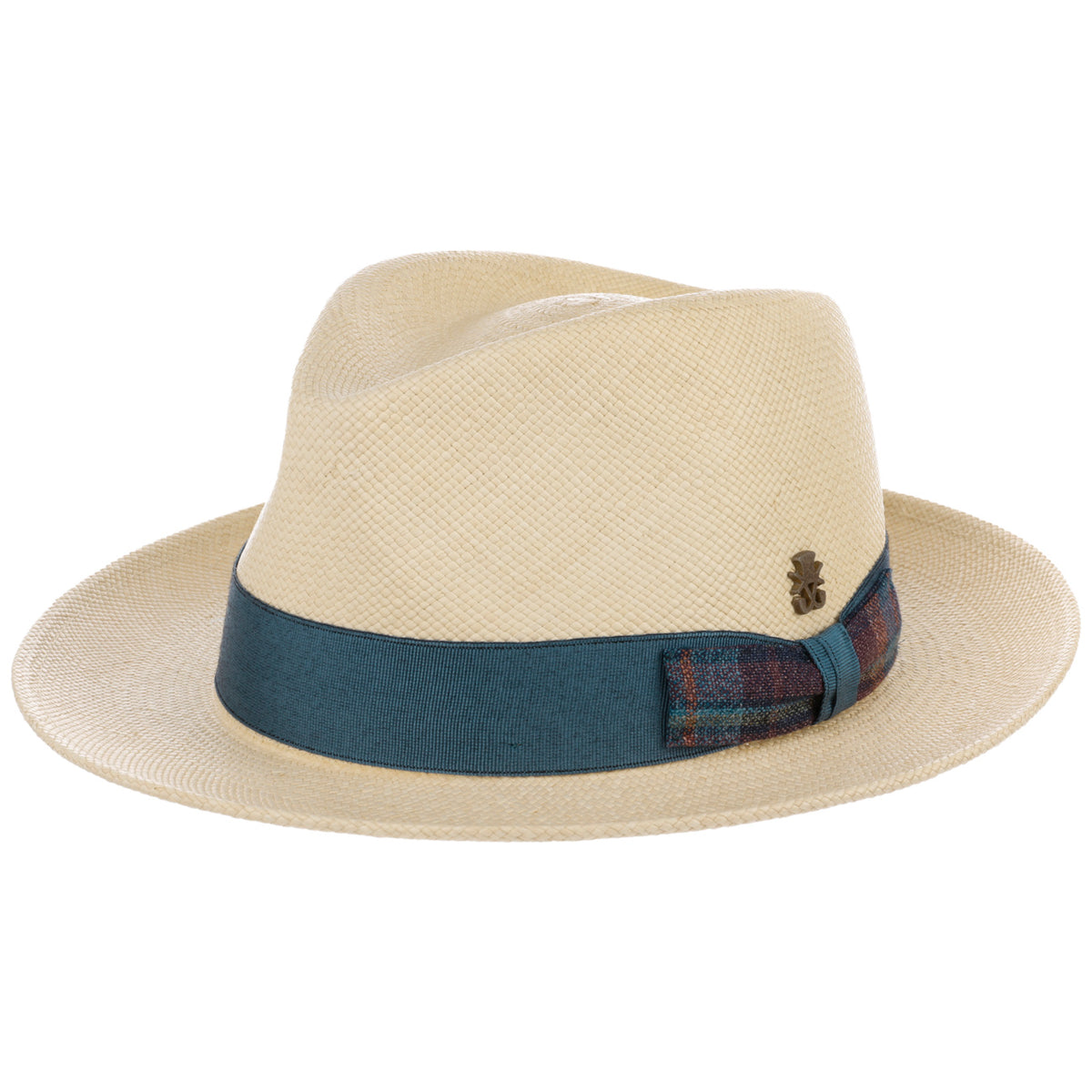 Fabrice Zechbauer Panama-Hatt natur-blau 4