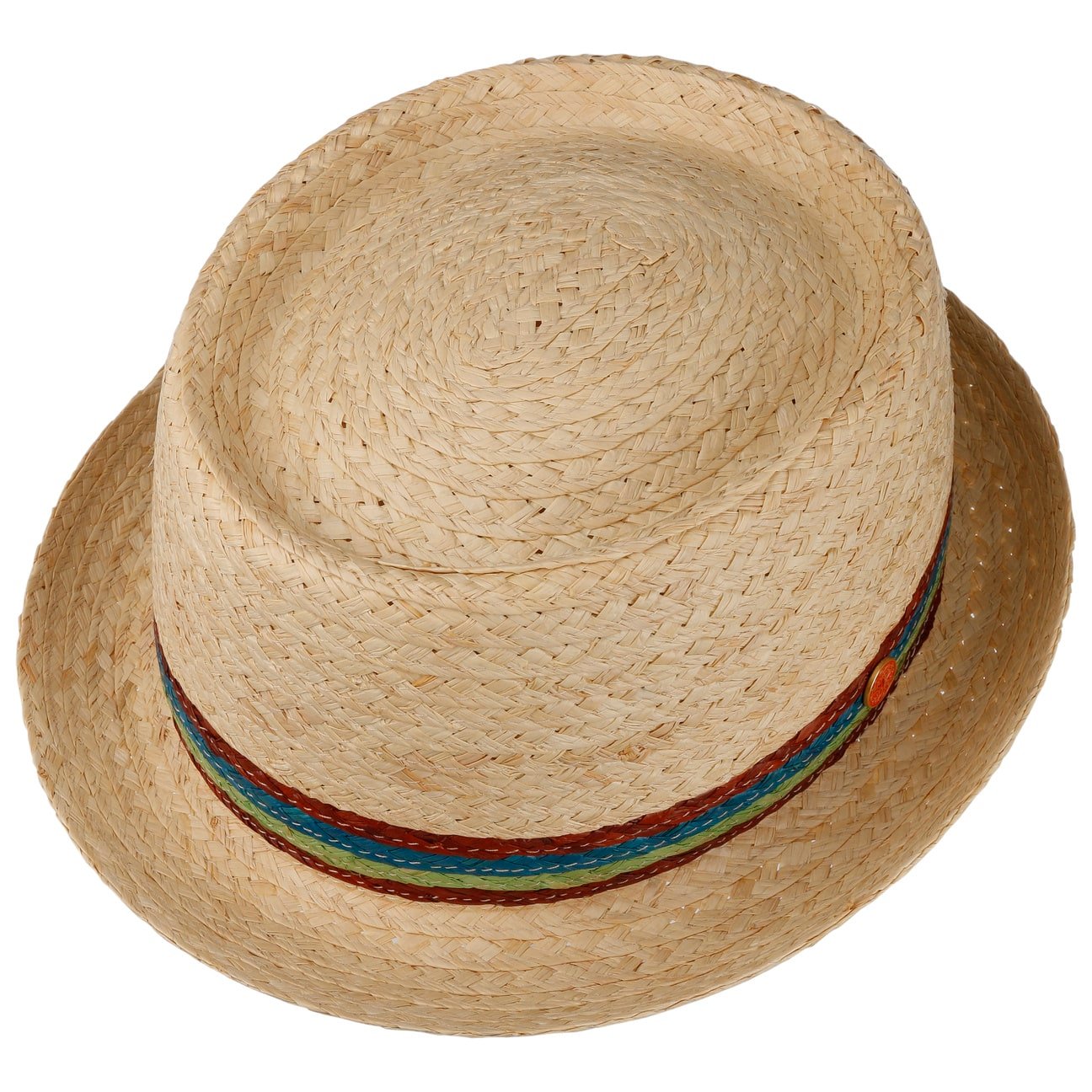 Gareth Pork Pie Straw Hat natur 8