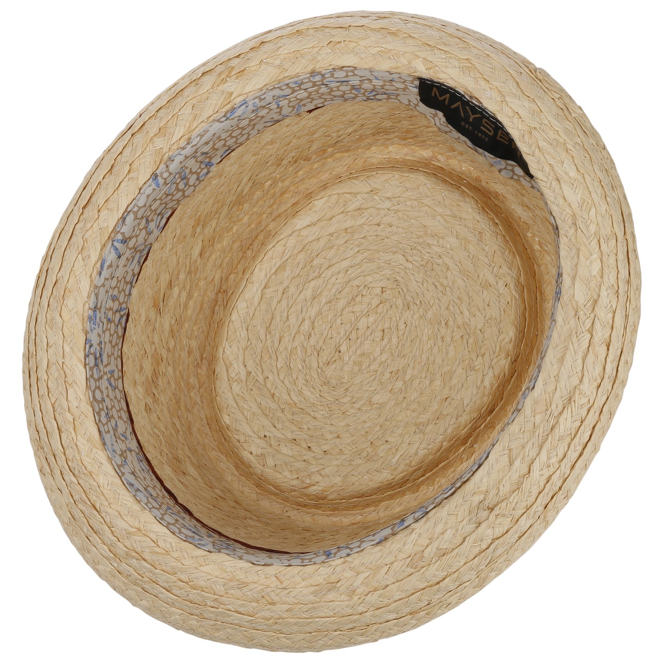 Gareth Pork Pie Straw Hat natur 9