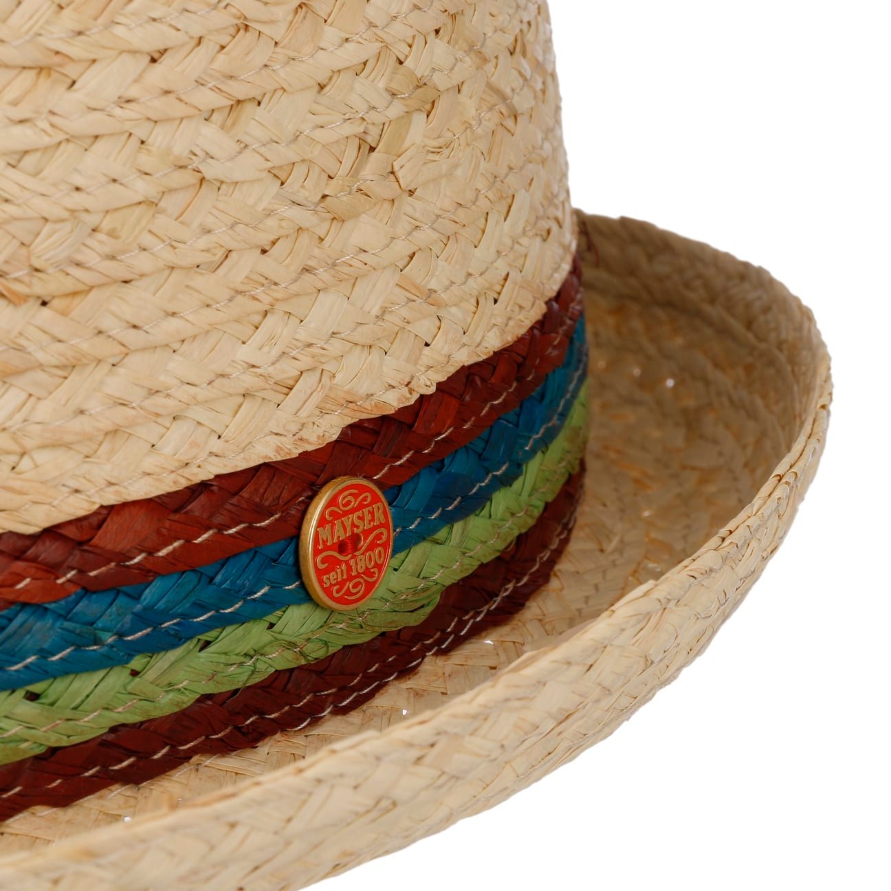 Gareth Pork Pie Straw Hat natur 10