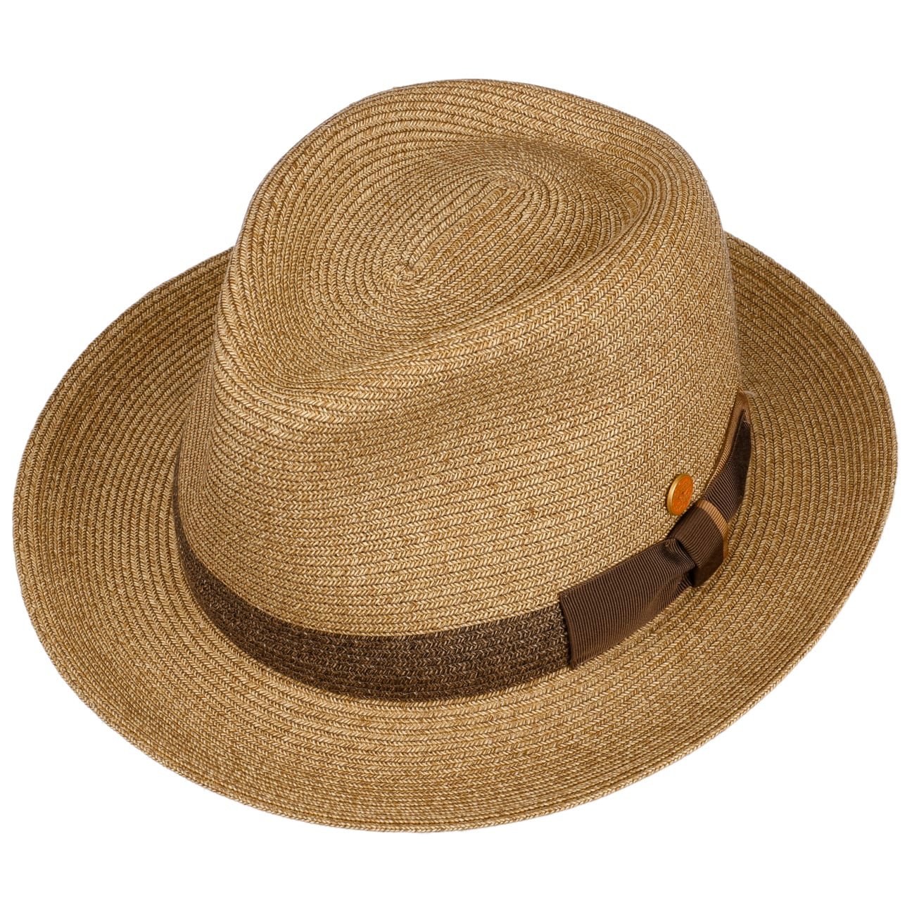 Samuel Livorno Fedora Strohhut natur-braun 8