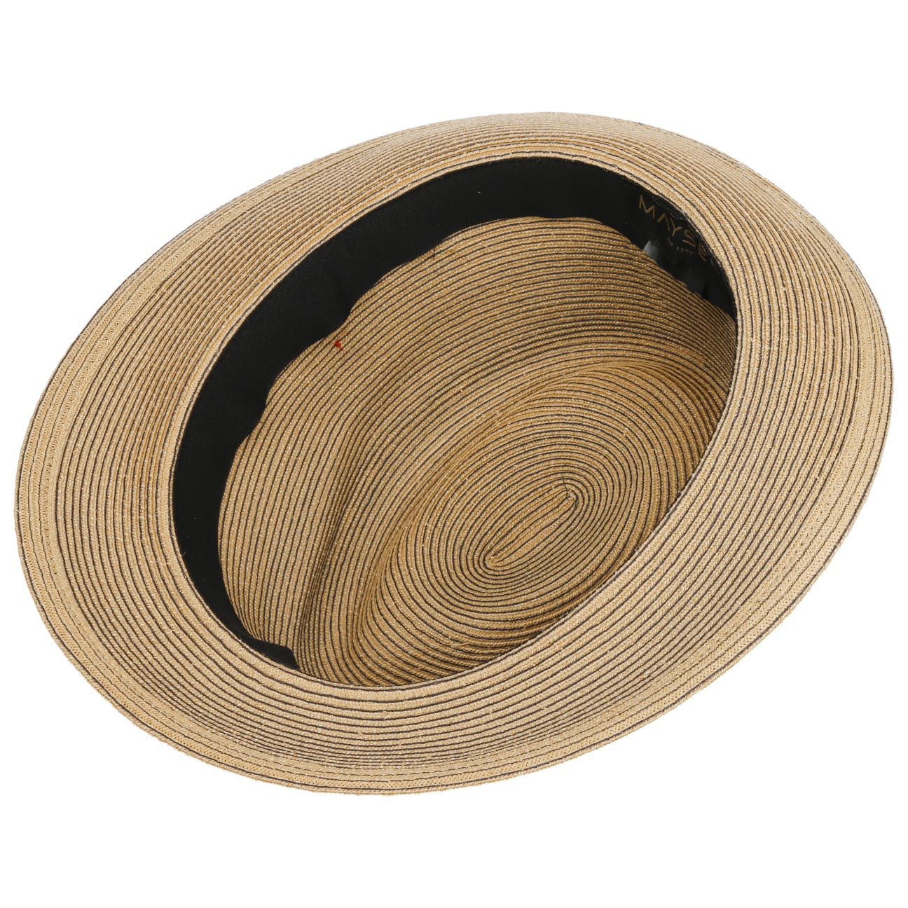 Samuel Livorno Fedora Strohhut natur-blau 4